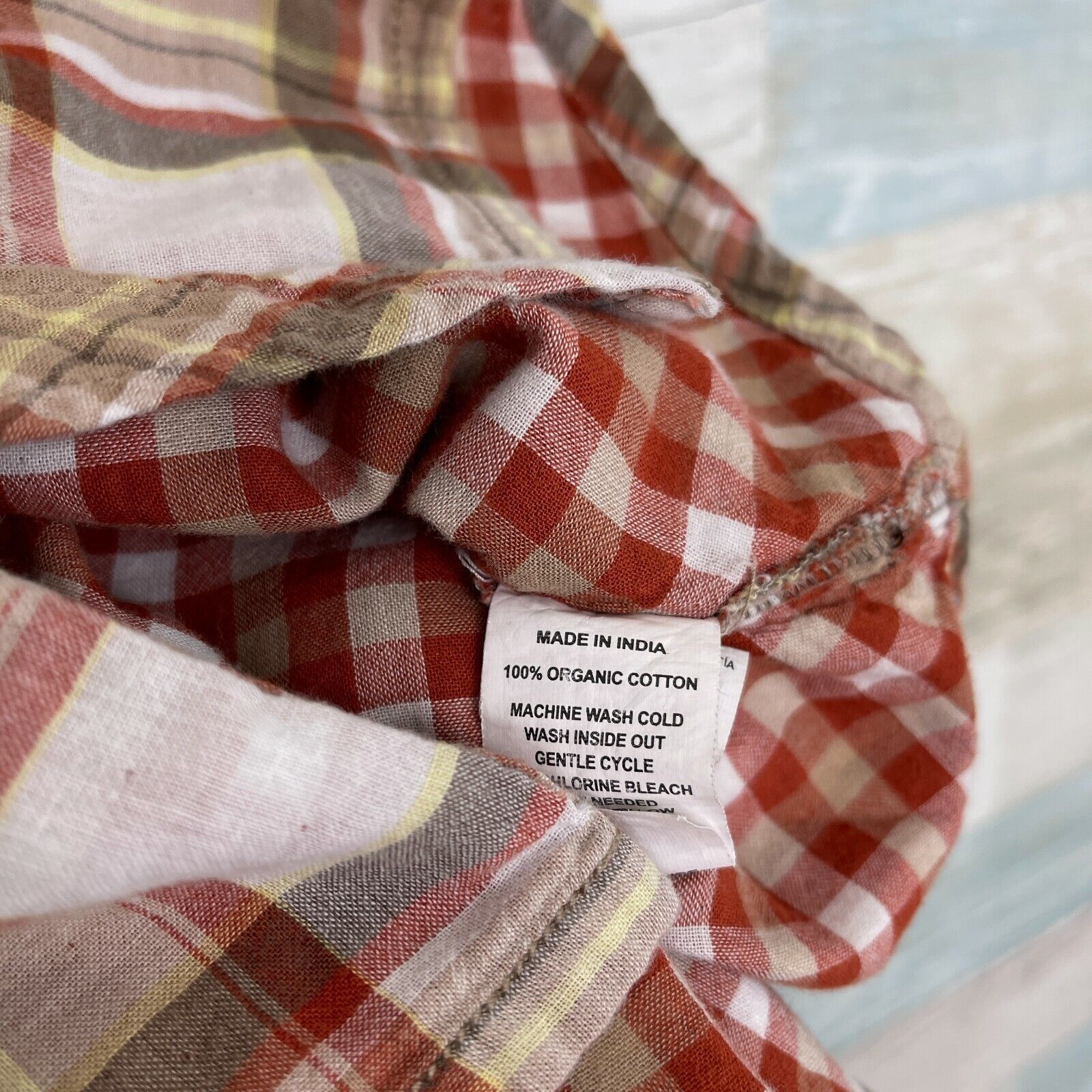 Prana PrAna Zoltan Slim Shirt Red Brown Plaid Organic Mens M Size US M / EU 48-50 / 2 - 6 Thumbnail