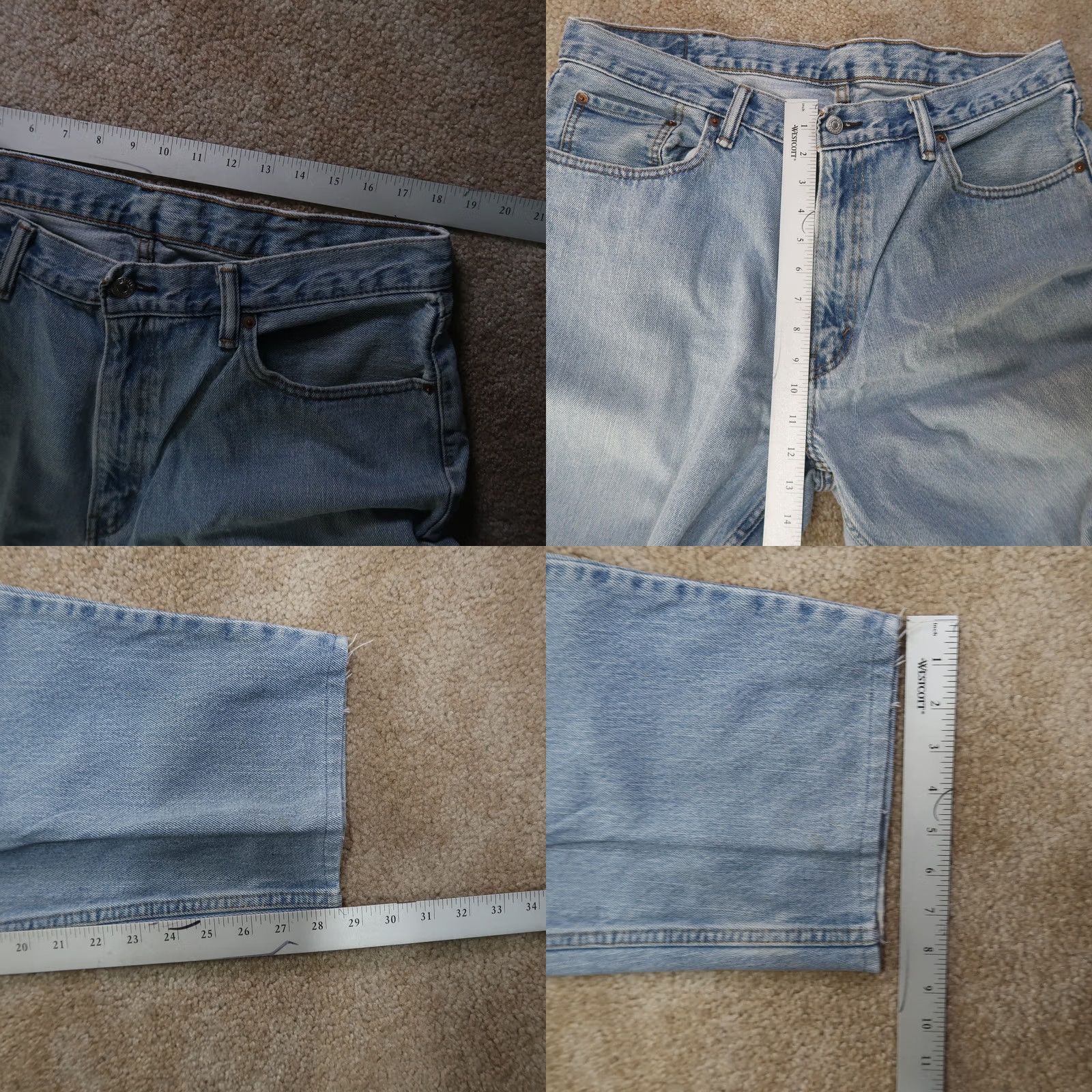 Levi's Levi's 560 Comfort Fit Jeans Men’s 38x28 Denim Blue Baggy Vintage Y2K Streetwear 80s 90s Ban Size US 36 / EU 52 - 8 Thumbnail