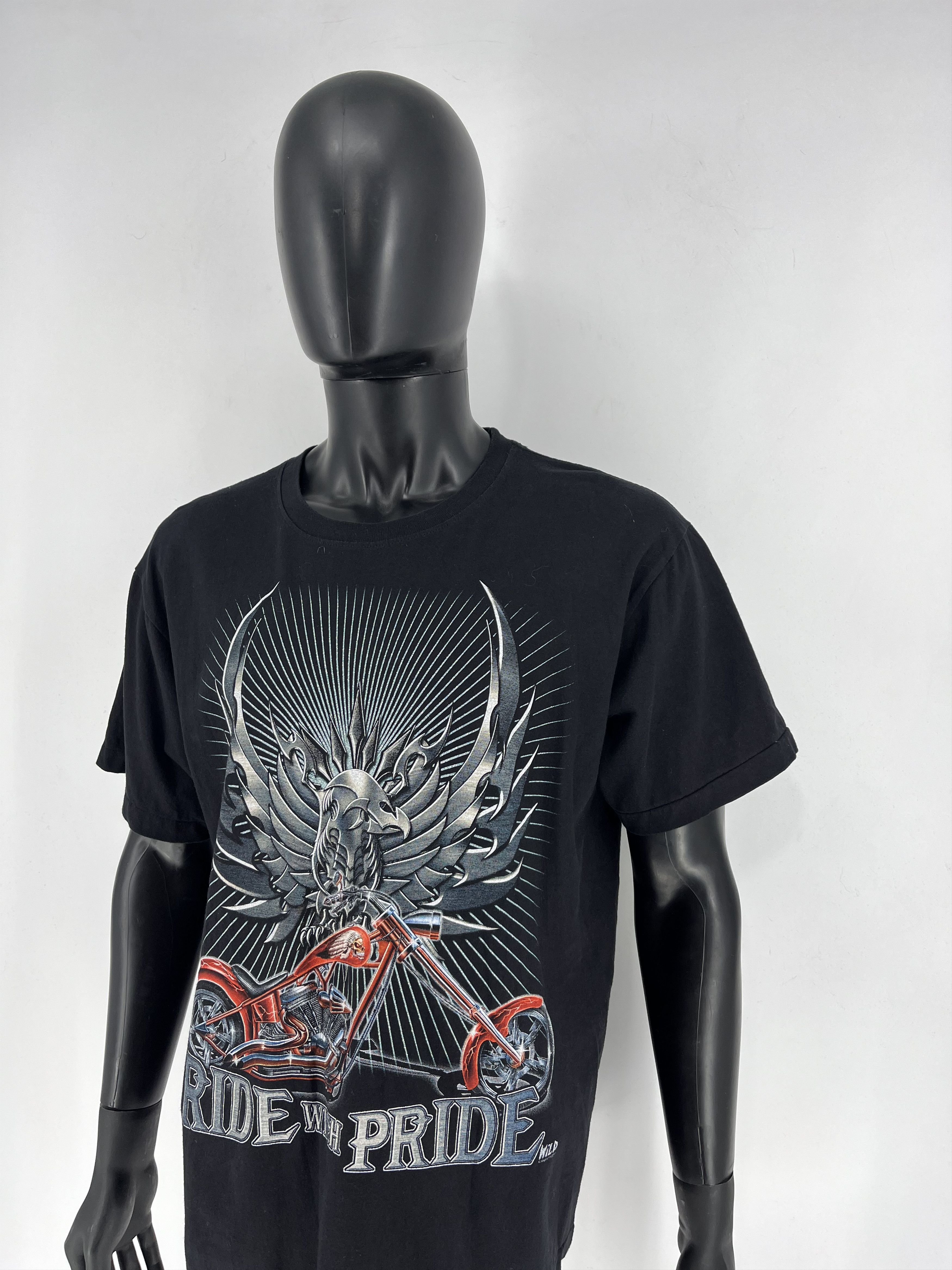 Harley Davidson × Vintage Vintage Bay Biker Ride With Pride Motobike Chopper Wild Size US L / EU 52-54 / 3 - 4 Thumbnail