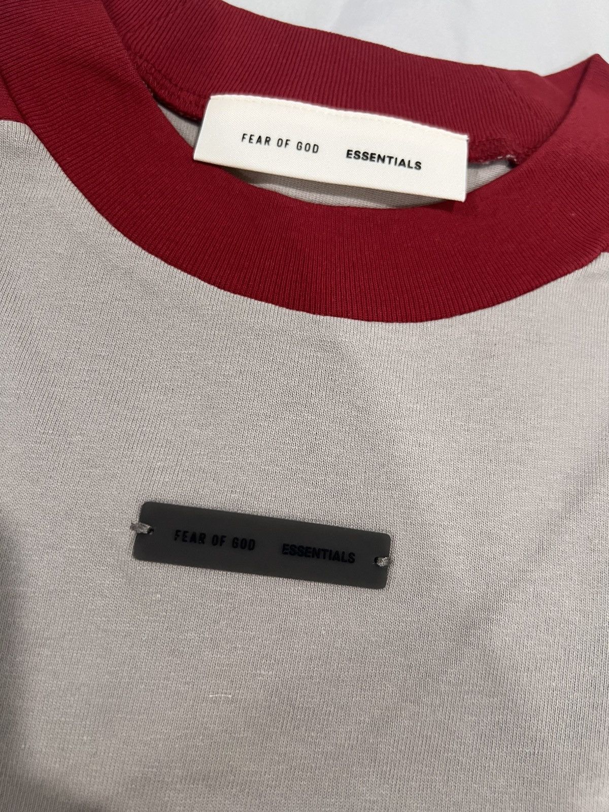 Fear of God Essentials smoke grey baseball shirt size small Size US S / EU 44-46 / 1 - 3 Thumbnail