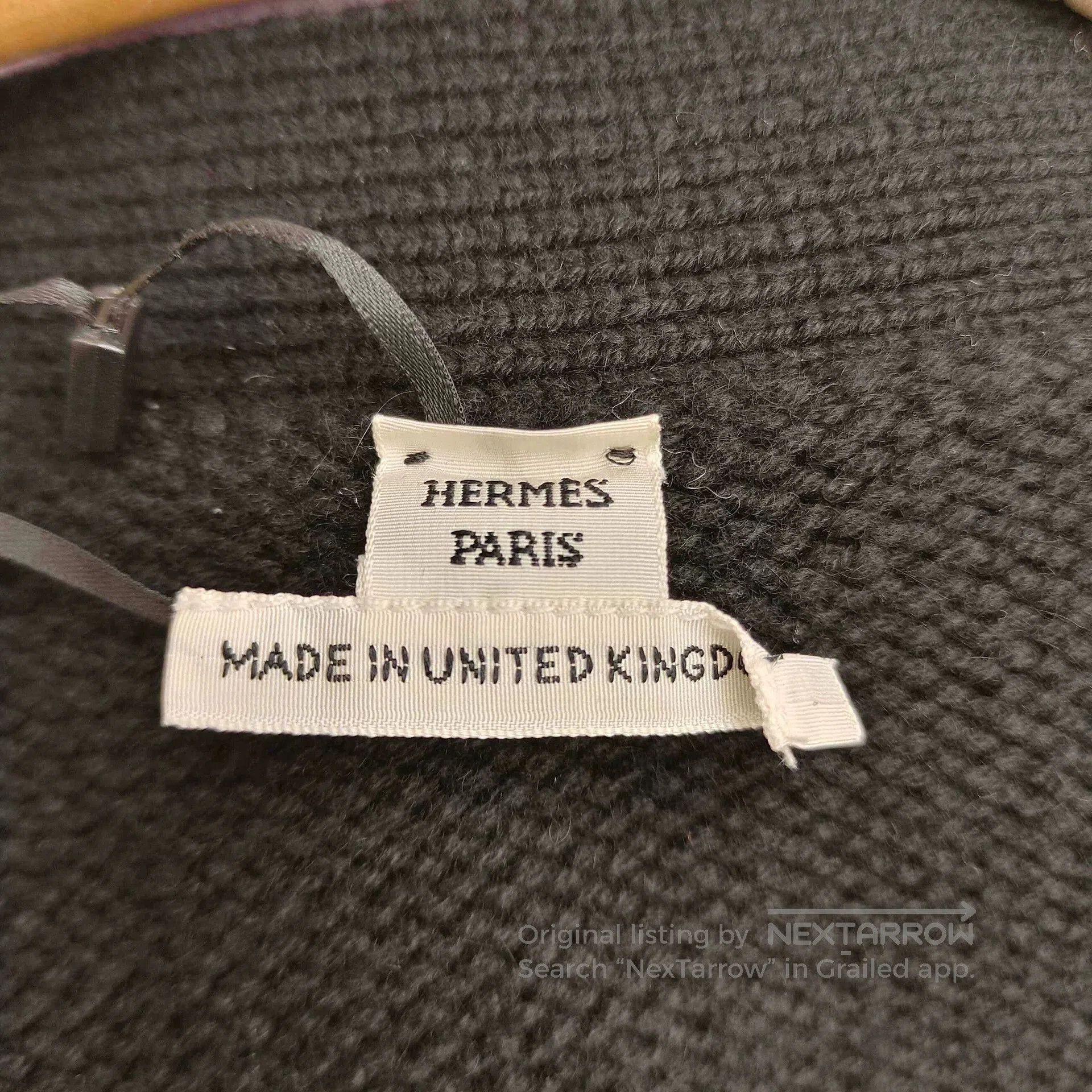 Hermes Hermes Black Cashmere Knit Cardigan. Size US XS / EU 42 / 0 - 3 Thumbnail