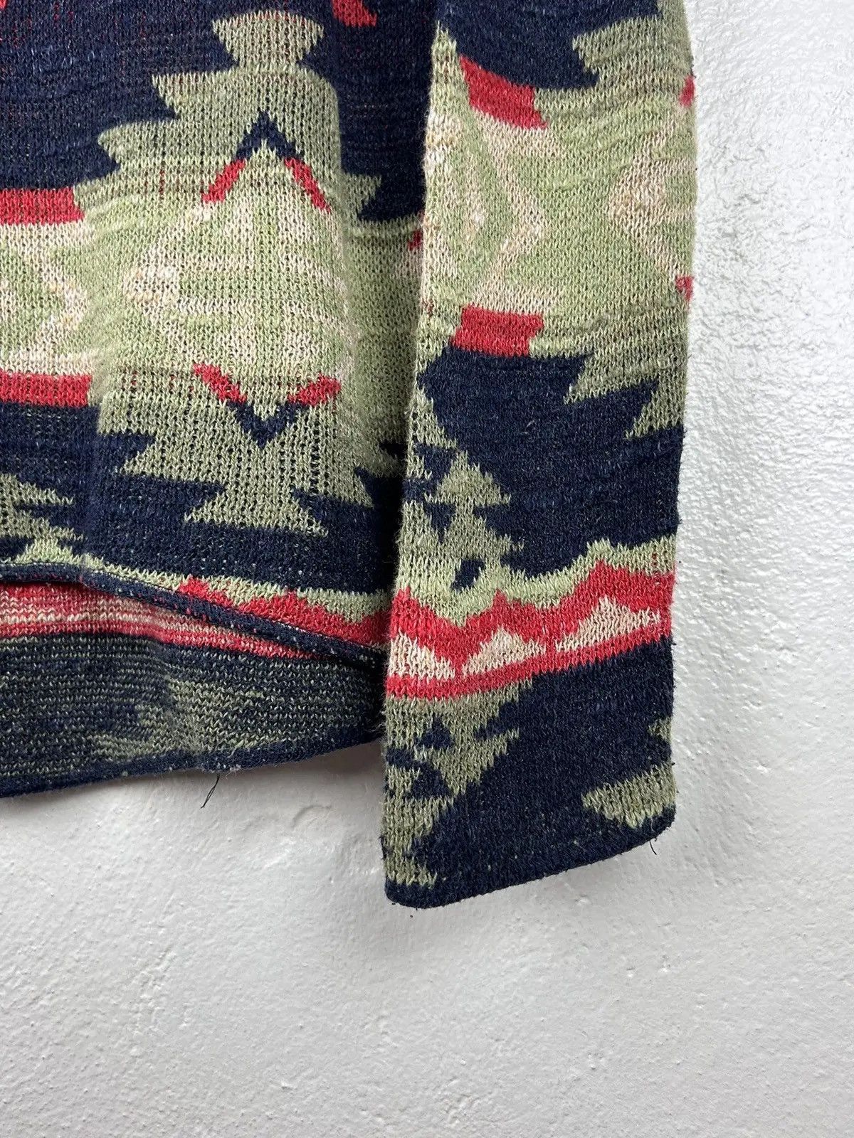 Polo Ralph Lauren Vintage Ralph Lauren Aztec American Flag USA Knit Sweater Size S / US 4 / IT 40 - 3 Thumbnail