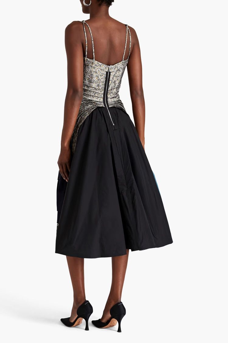 Maison Margiela o1y0625 Midi Dress in Multicolor Size S / US 4 / IT 40 - 3 Thumbnail