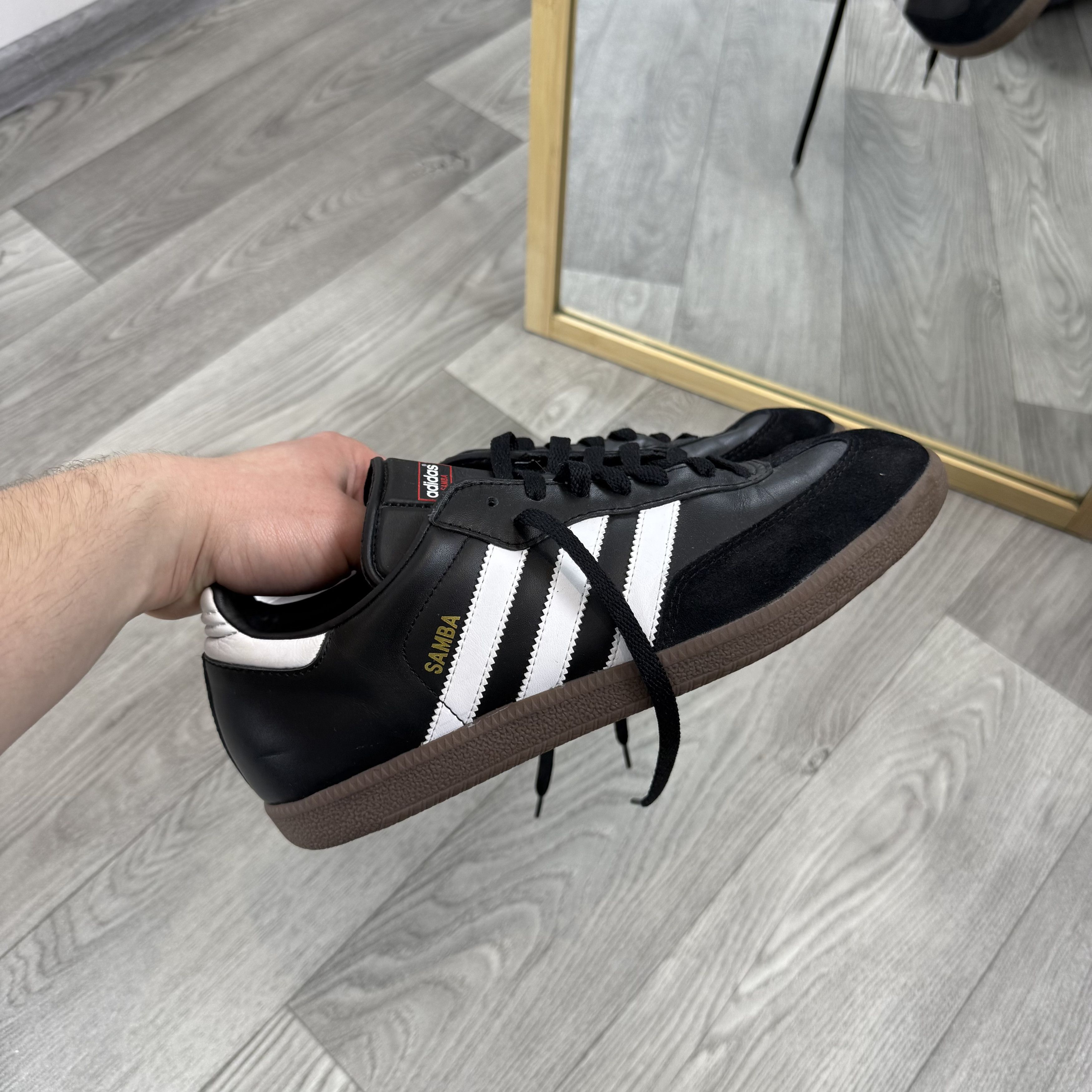 Adidas Adidas Samba 2013 Black Low Top Trainers Sneakers Size US 9 / EU 42 - 4 Thumbnail
