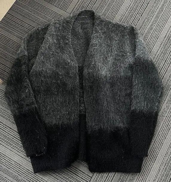 Vintage Ishihara x Miki Gradient Fluffy Knit Cardigan Sweater Size US L / EU 52-54 / 3 - 6 Thumbnail
