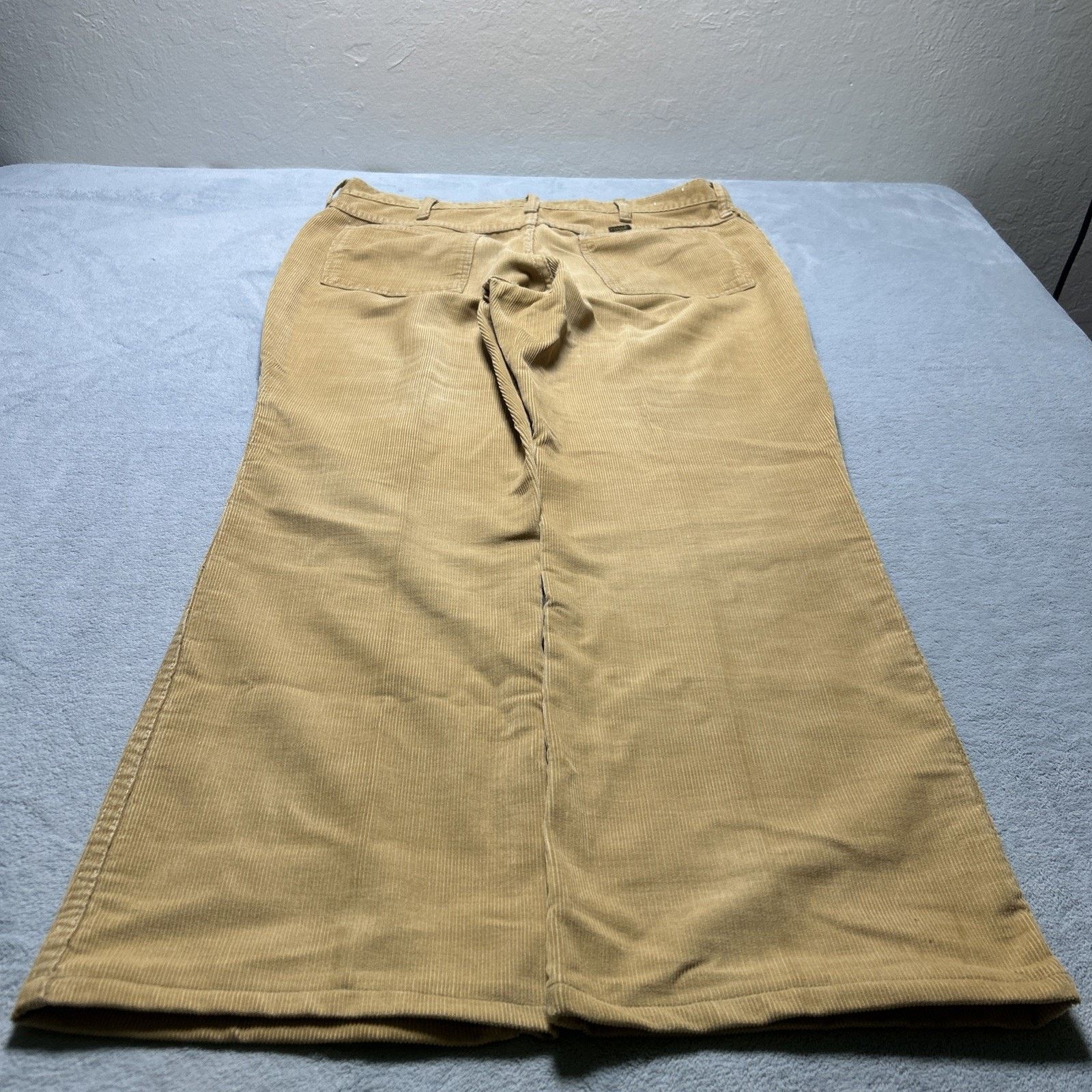 Wrangler 80s Talon Wrangler Corduroy Baggy Flare Pants Women 14 36x30 Size 36" / US 14 / IT 50 - 1 Thumbnail