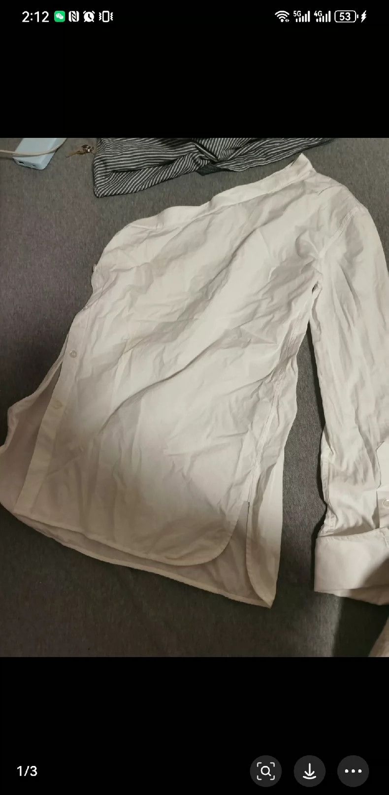 HELMUT LANG New white shoulder shirt