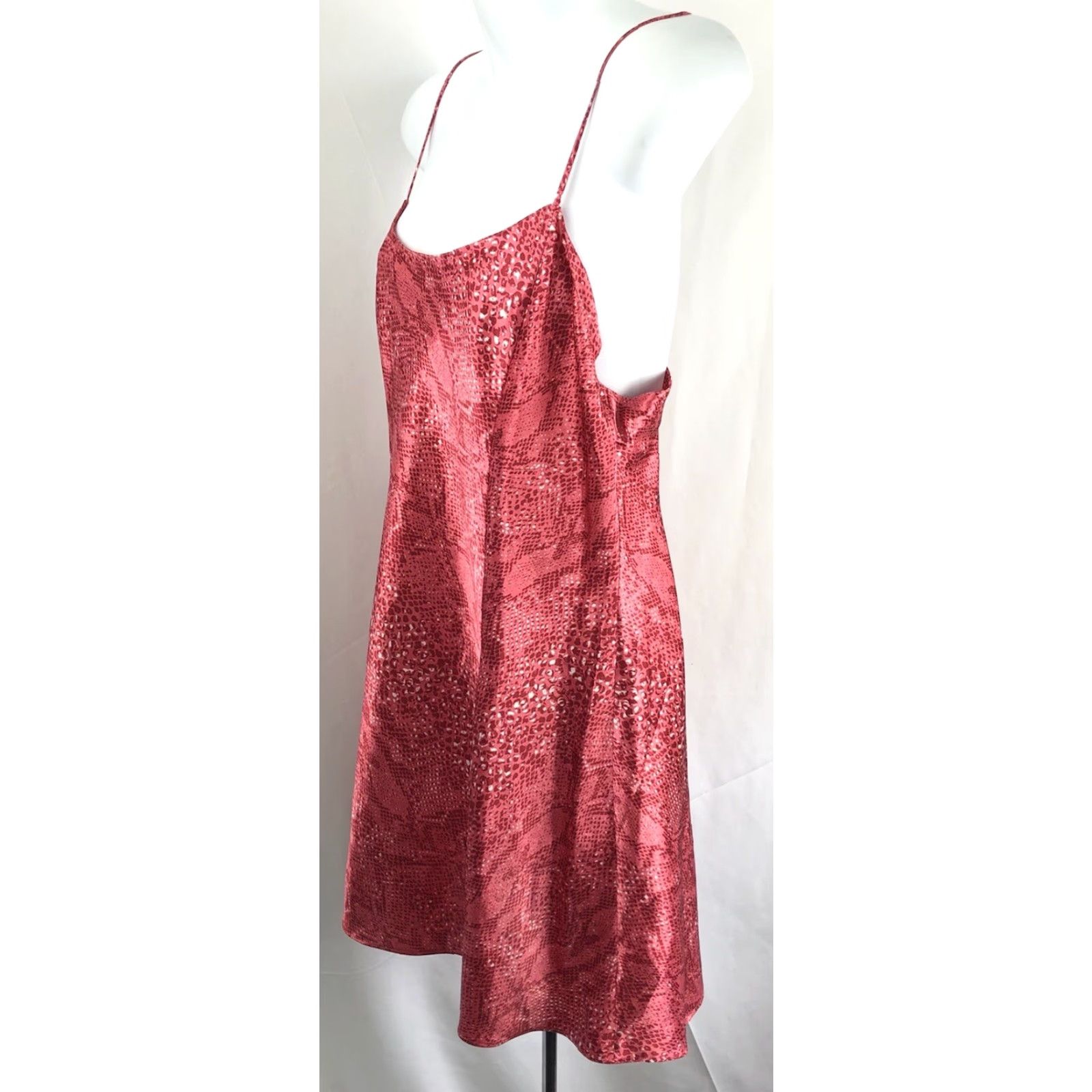 Vintage VINTAGE Versailles Gown Cam i Satin Slip Dress Pink M Adjustable Strap 90s Y2K Fairy Women Size M / US 6-8 / IT 42-44 - 2 Thumbnail