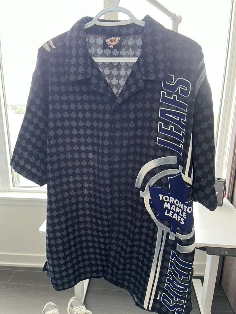 NHL × Vintage Vintage NHL Maple Leafs Button-up Size US XL / EU 56 / 4 - 1 Thumbnail