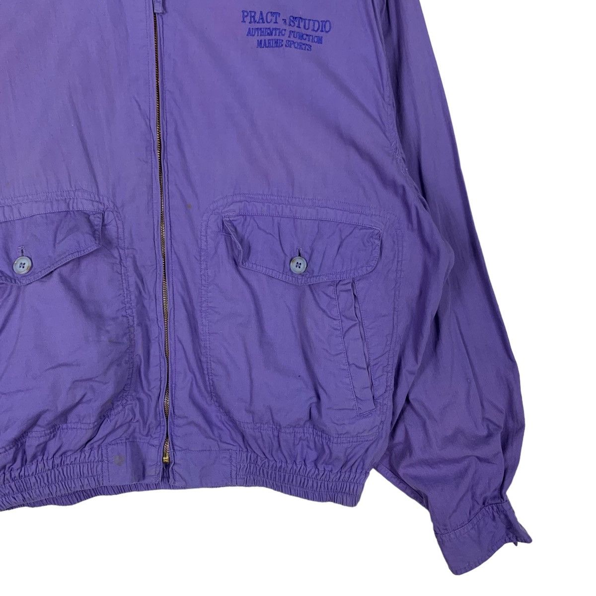 Japanese Brand New Port Sailing Club PRACT STUDIO Purple Jacket #1162-C53 Size US L / EU 52-54 / 3 - 4 Thumbnail