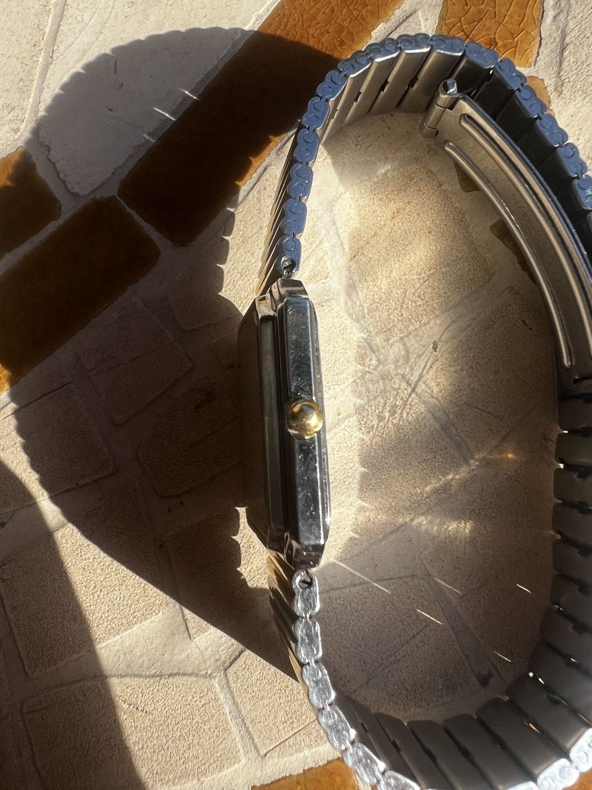 Vintage Favre Leuba Vintage Tank Integrated Two Tone Bracelet Size ONE SIZE - 3 Thumbnail
