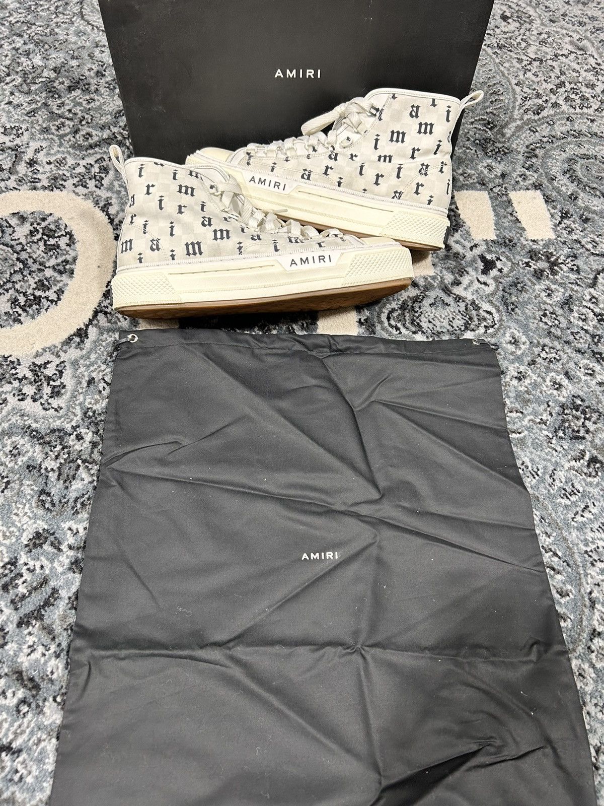 Amiri Amiri MA Court High-Top Sneakers | Grailed