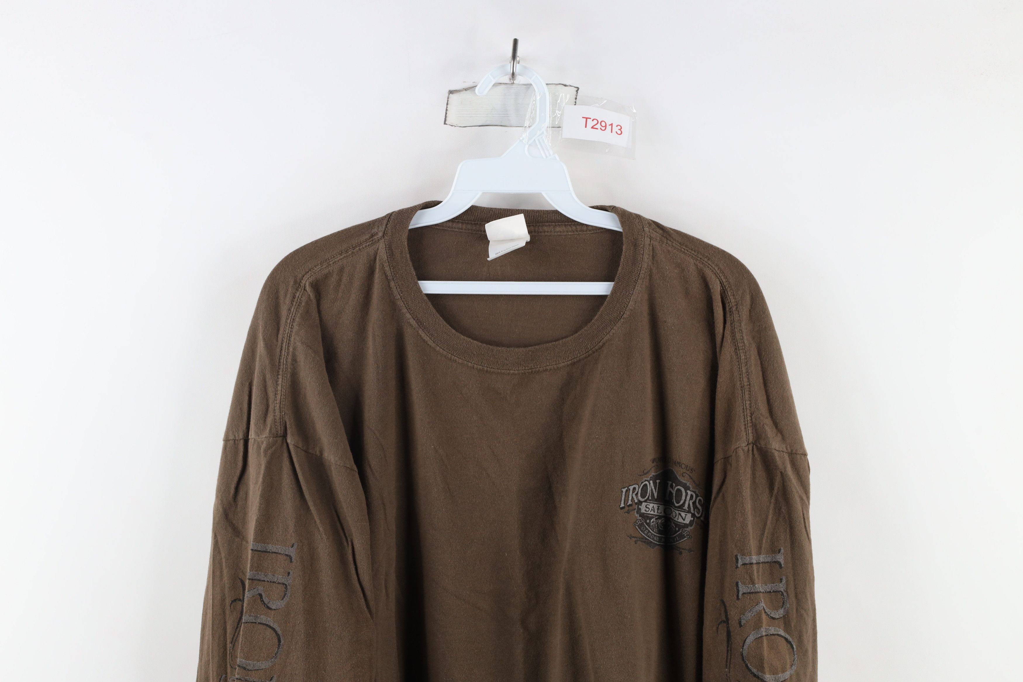 Vintage Vintage Out Iron Horse Saloon Florida Long Sleeve T-Shirt Size US XXL / EU 58 / 5 - 2 Thumbnail