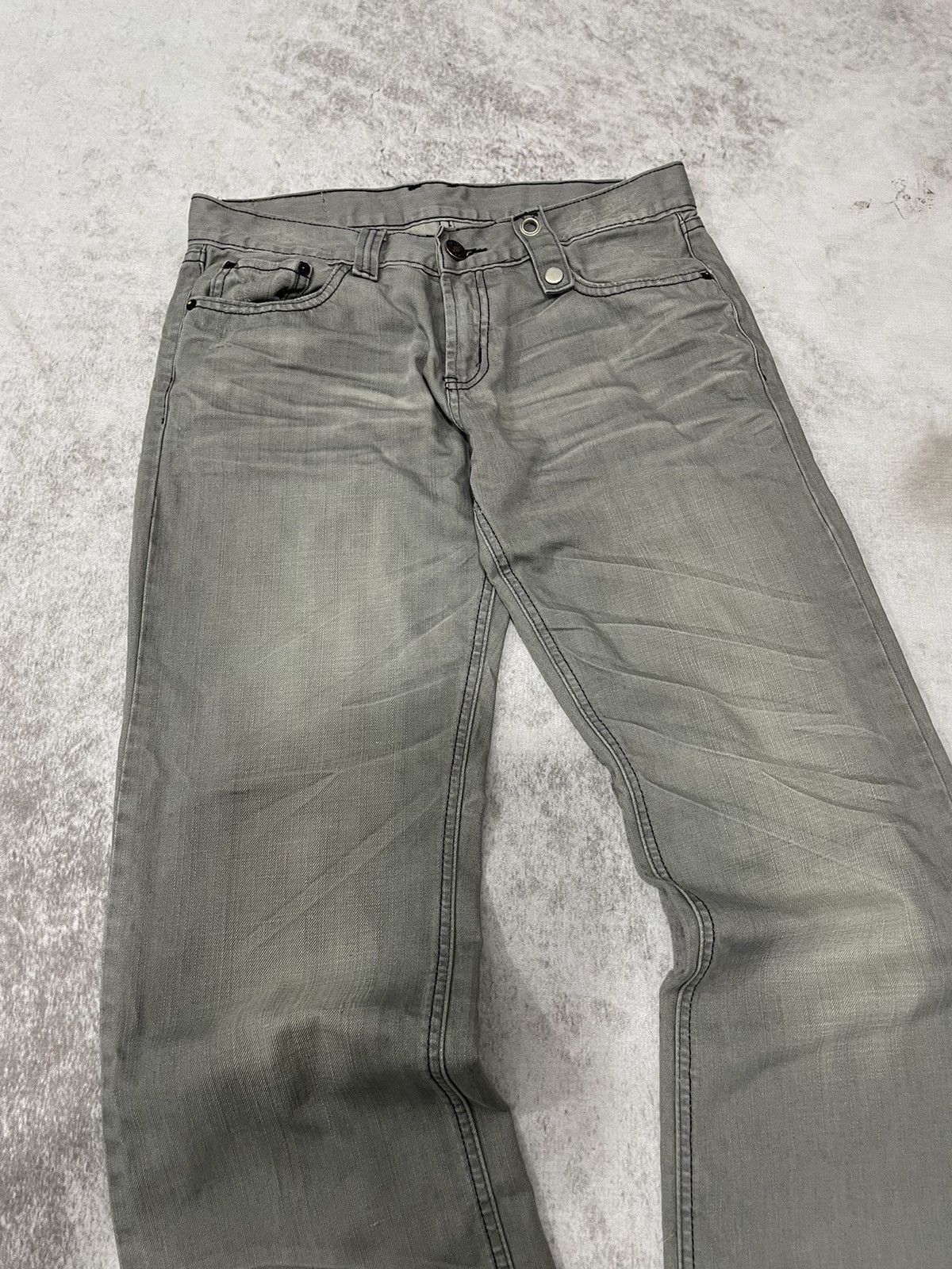 Hysteric Glamour 2000s whitefox japan baggy smoke denim y2k style Size US 31 - 2 Thumbnail