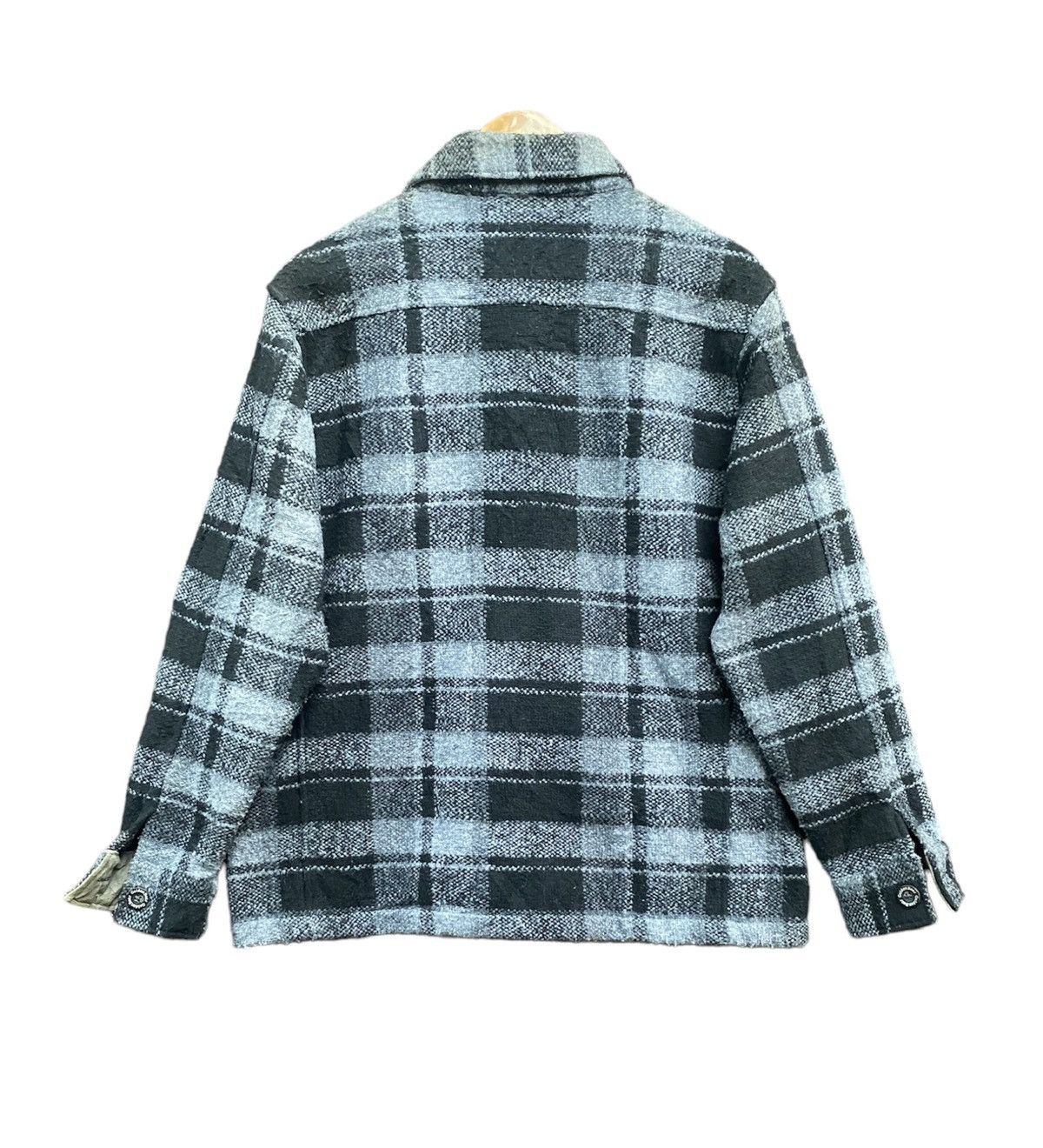 Golden Bear × Vintage Vintage Golden Bear Checkered Sherpa Flannel Size US L / EU 52-54 / 3 - 3 Thumbnail