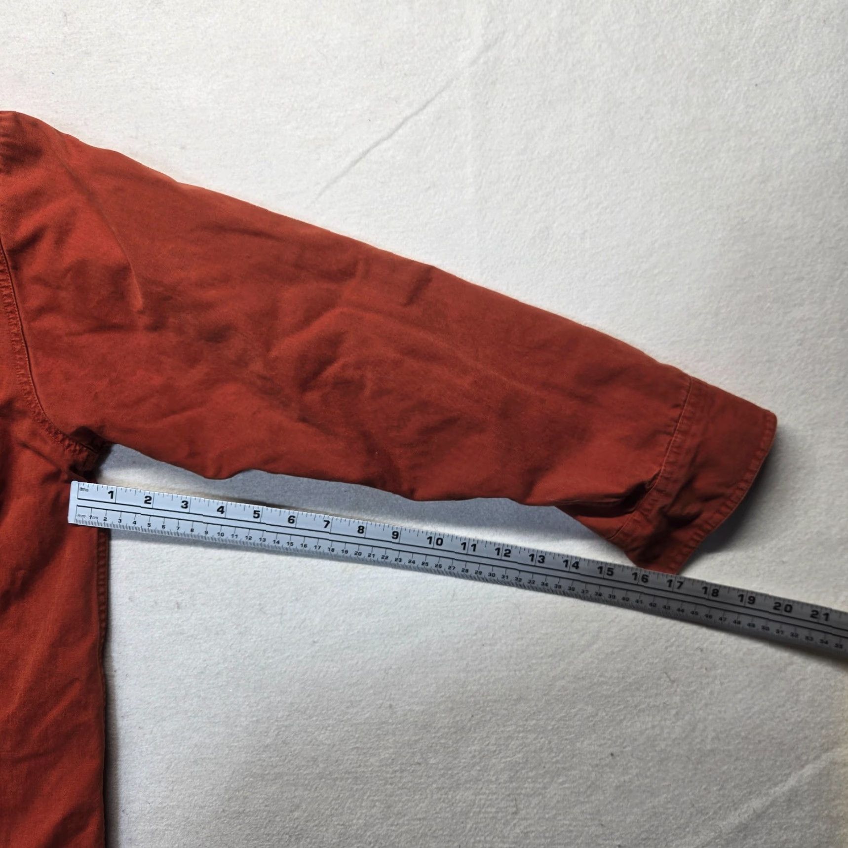 Vintage VINTAGE St Johns Bay Jacket Chore Barn Workwear Orange Flannel Lined Men's XL Size US XL / EU 56 / 4 - 5 Thumbnail