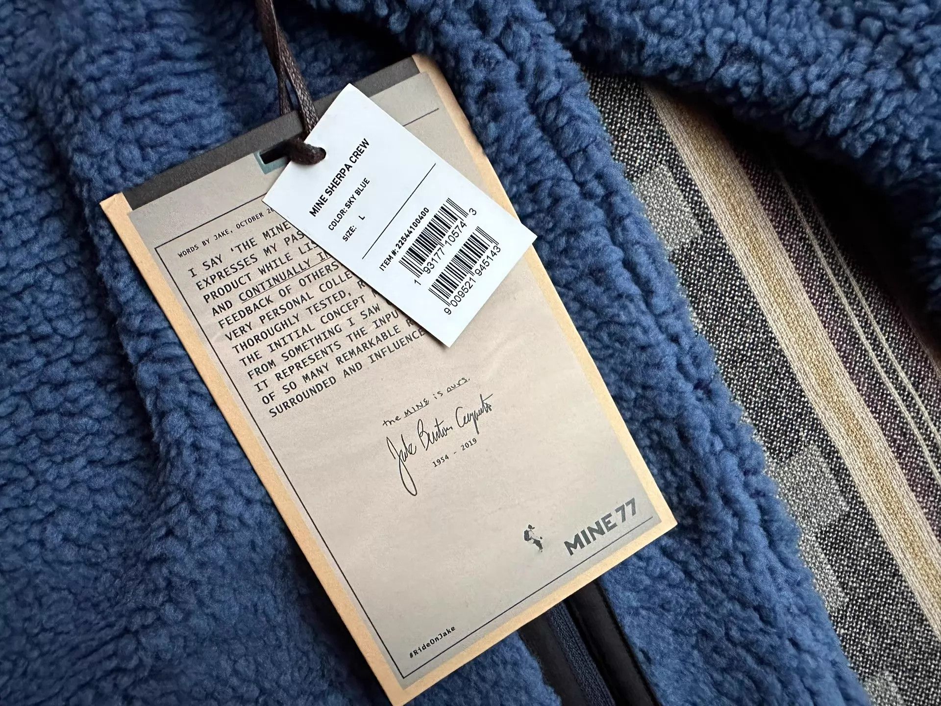Burton Burton Mine77 Italian Sherpa Pocketed Fleece Crewneck Size US L / EU 52-54 / 3 - 8 Thumbnail