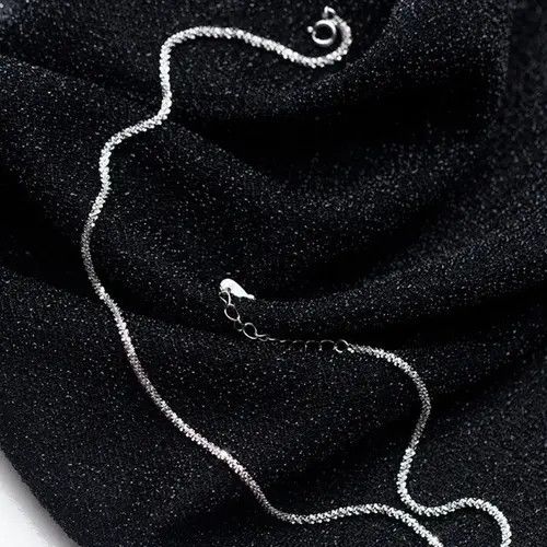 Other Silver Shiny Collarbone Chain Necklace Size ONE SIZE - 3 Thumbnail