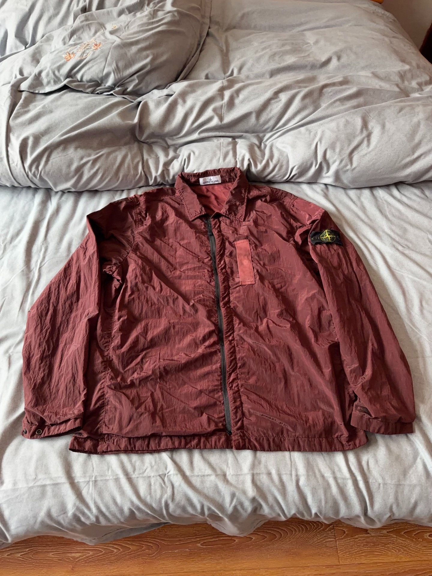 Stone Island Stone Island FW17 Metallic Red Jacket Size US XXS / EU 40 - 1 Thumbnail