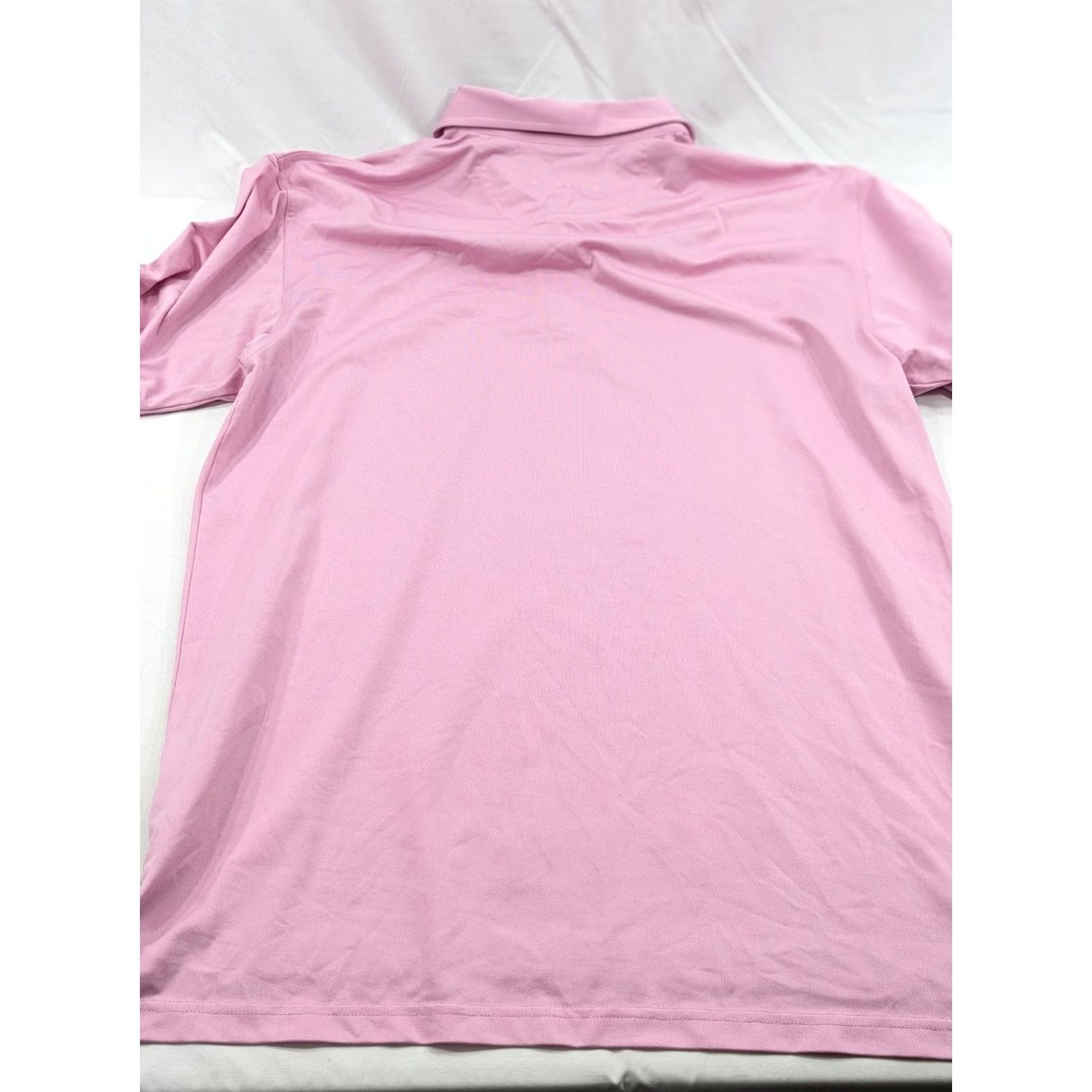 Vintage Dunning Polo Shirt Mens XL Pink Collar Golf Performance Breathable All Seasons Regular Logo Buttons Size US XL / EU 56 / 4 - 7 Thumbnail