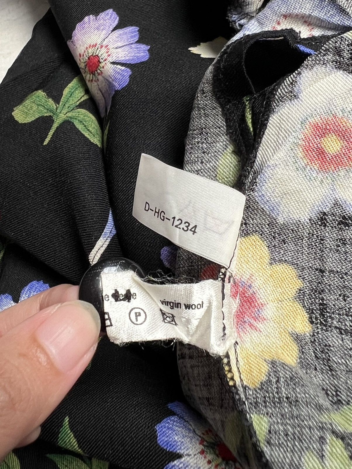 Akris AKRIS Flowers Motive Blouse Size M / US 6-8 / IT 42-44 - 16 Thumbnail