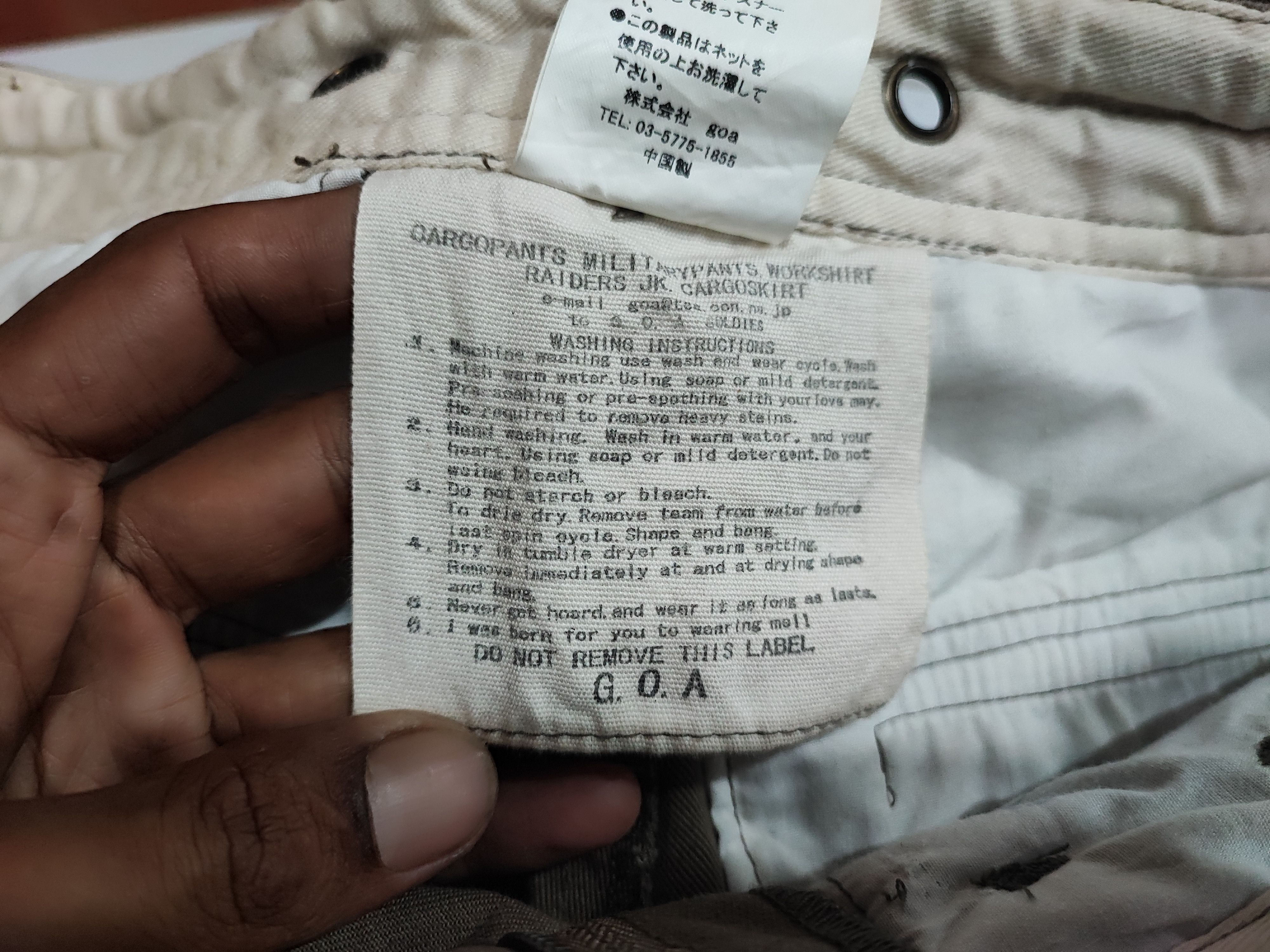 GOA Bondages GOA Military Cargo Pants Size US 30 / EU 46 - 11 Thumbnail