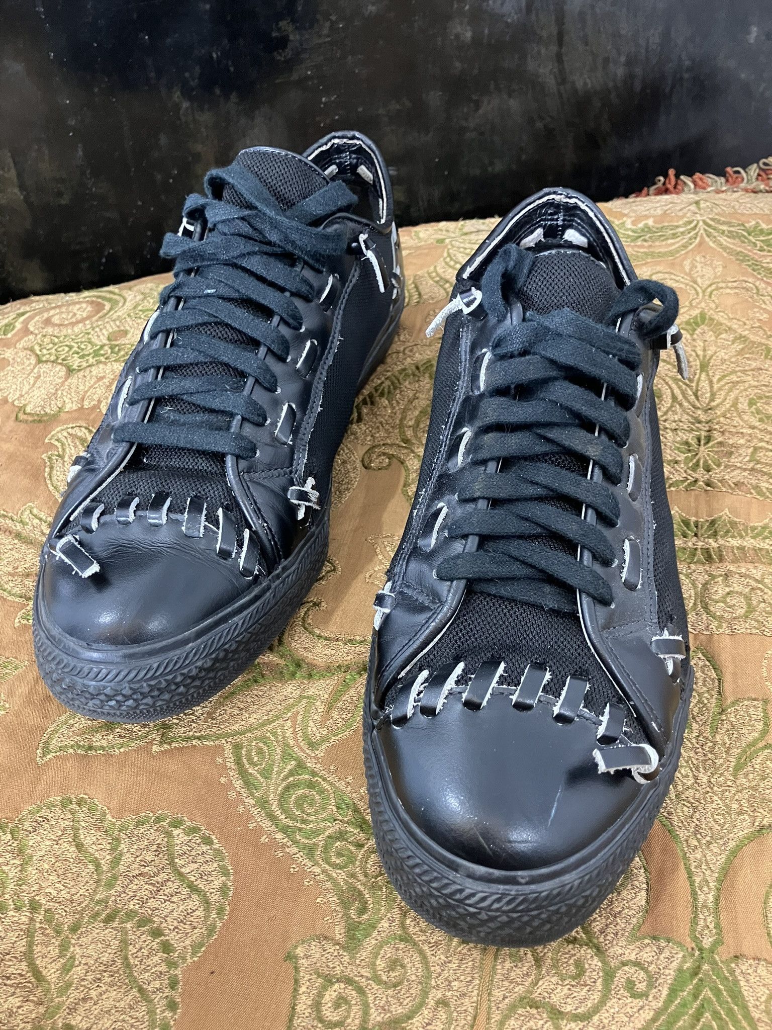 Comme des Garcons Comme des Garçons Black Deconstructed Leather | EU 41 Size US 11 / IT 41 - 1 Thumbnail