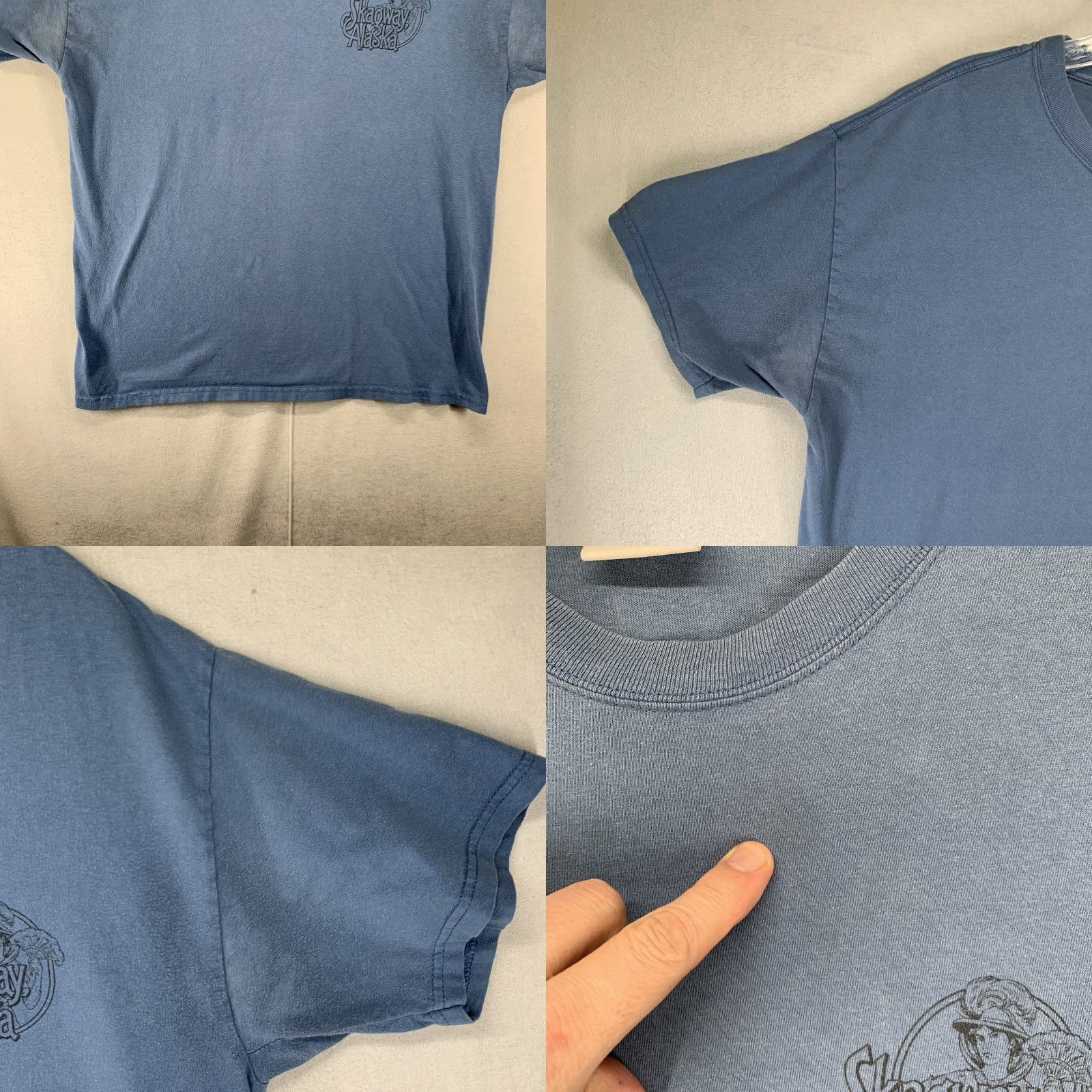 Harley Davidson VINTAGE Harley-Davidson Graphic T-Shirt Large Blue Double-Sided Biker Theme Mens 2006 Size US L / EU 52-54 / 3 - 8 Thumbnail