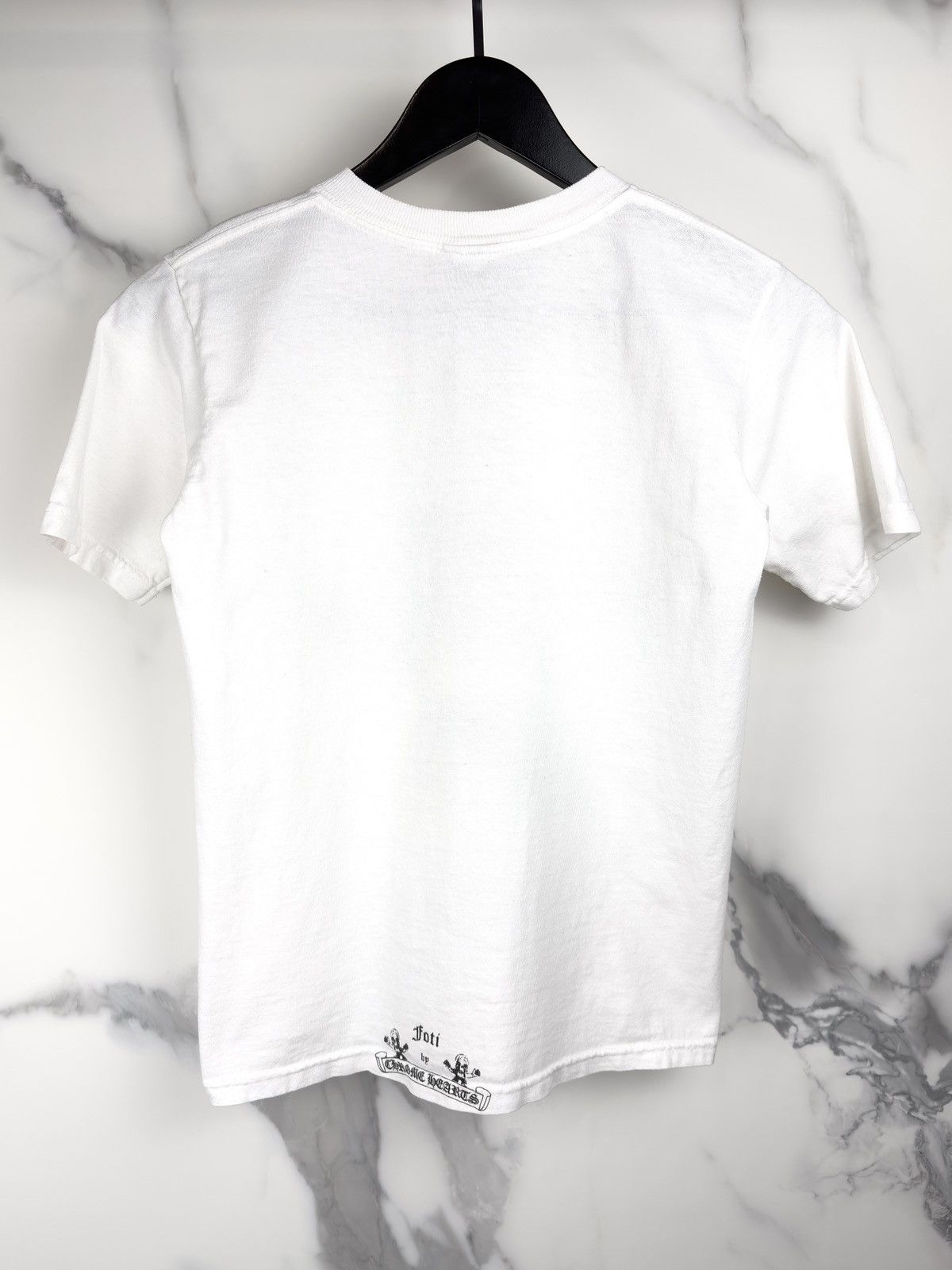 Chrome Hearts Chrome Hearts Vintage White Foti Skull Baby Cropped Tshirt Size M / US 6-8 / IT 42-44 - 3 Thumbnail