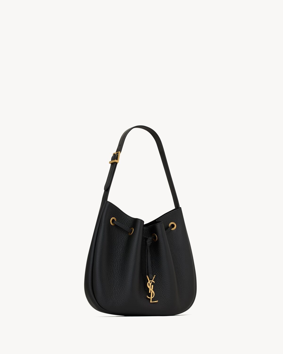 Saint Laurent Paris o1s1wg111125 Paris Vii Small Hobo Bag in Grained Leather Size ONE SIZE - 5 Thumbnail