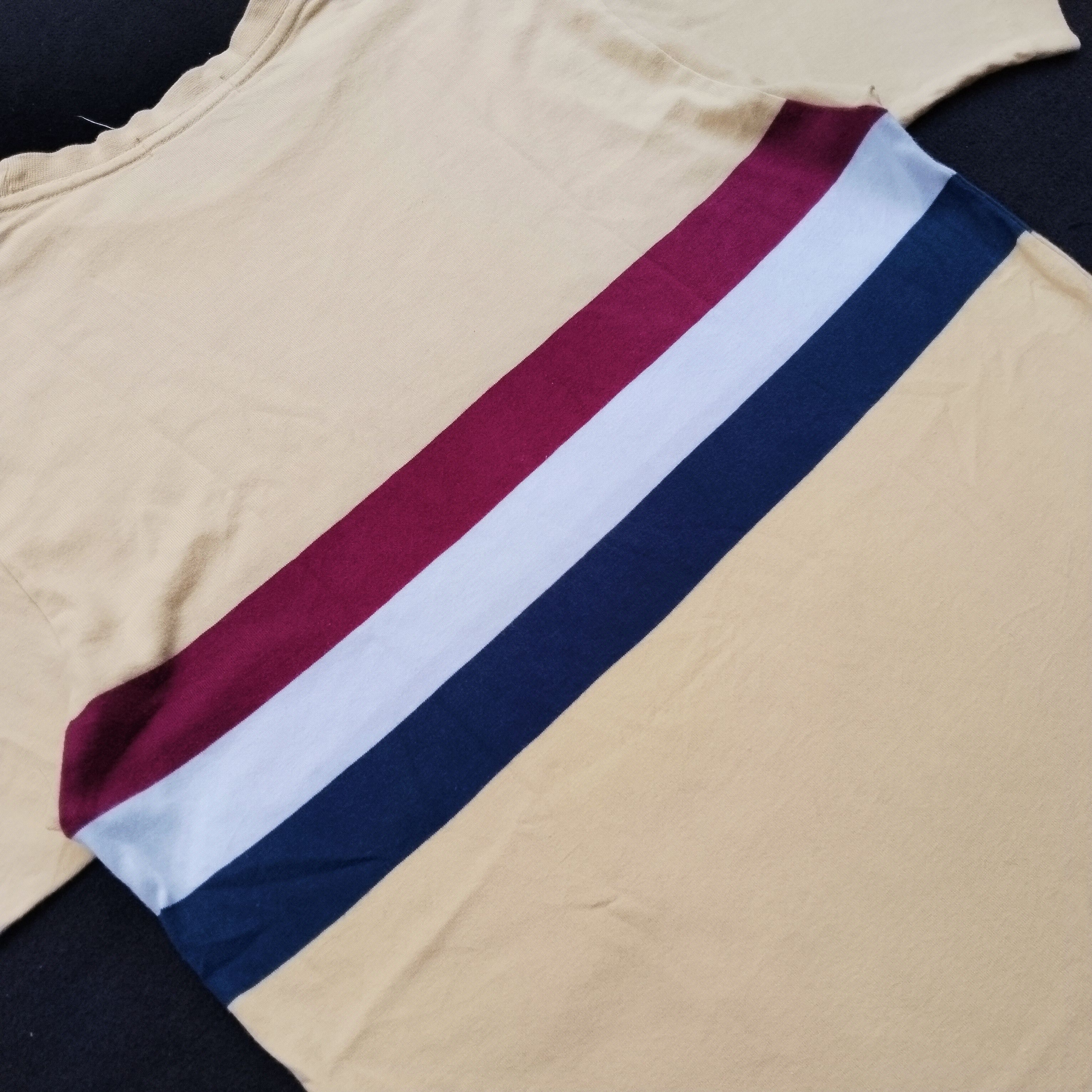 Bape 2001 Vintage Bape Stripe Netherlands Tee Size US M / EU 48-50 / 2 - 4 Thumbnail