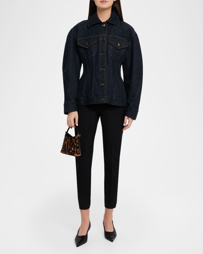Givenchy os11x0726 Size: OS / Voyou Nano Leopard-Print Top-Handle Bag Size ONE SIZE - 2 Thumbnail