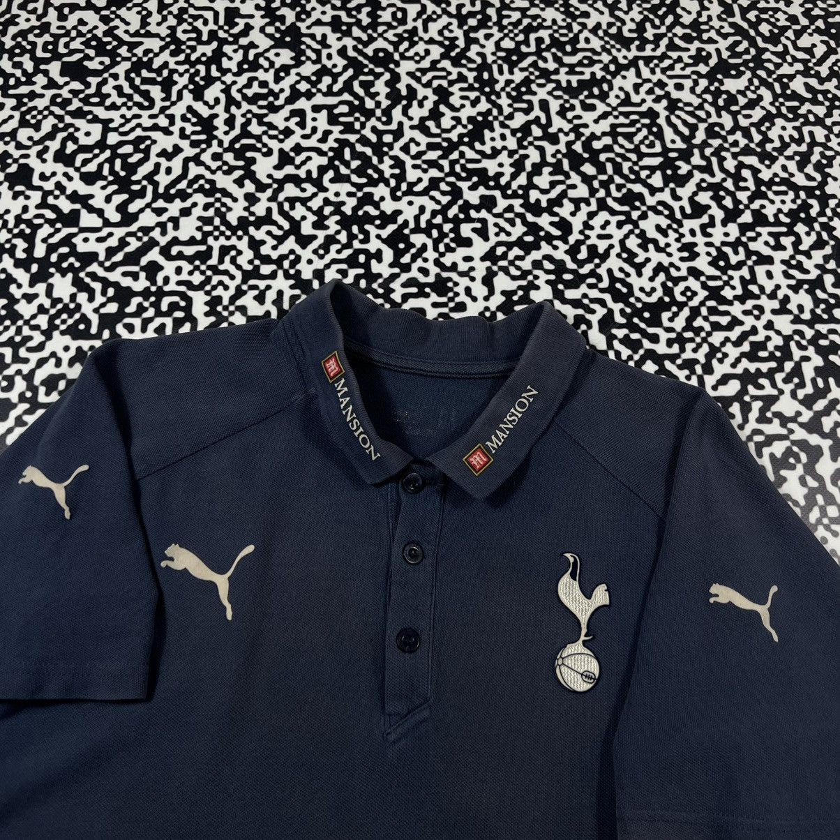 Puma Vintage Y2K Tottenham Soccer Football Faded Polo T-shirt Size US XL / EU 56 / 4 - 9 Thumbnail