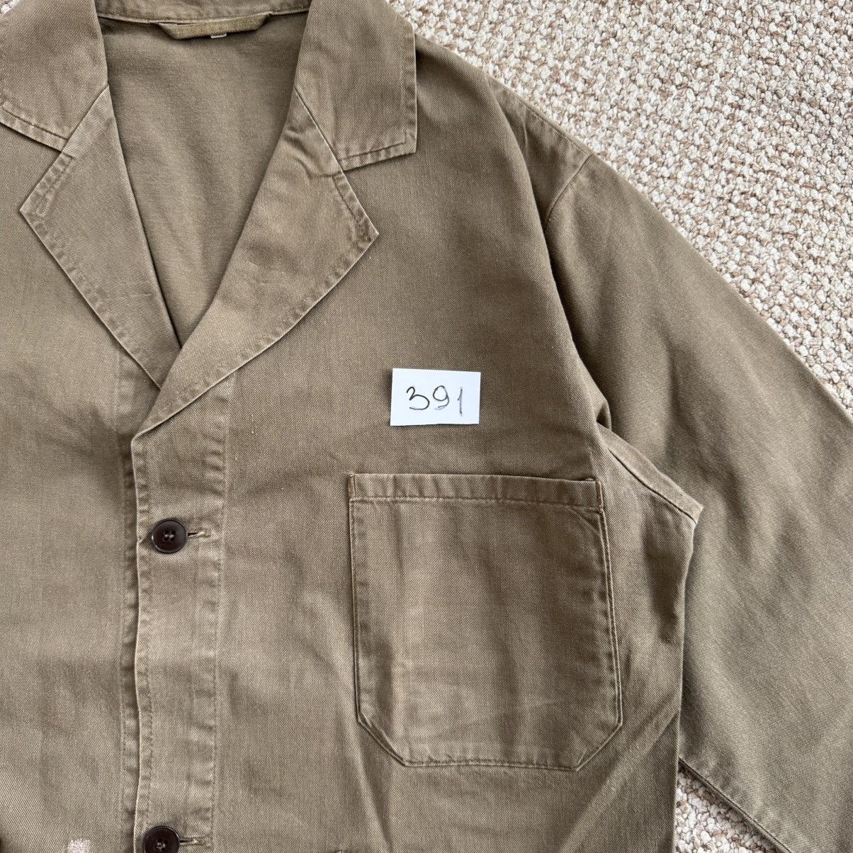 Vintage French distressed chore works vintage jacket Size US L / EU 52-54 / 3 - 8 Thumbnail