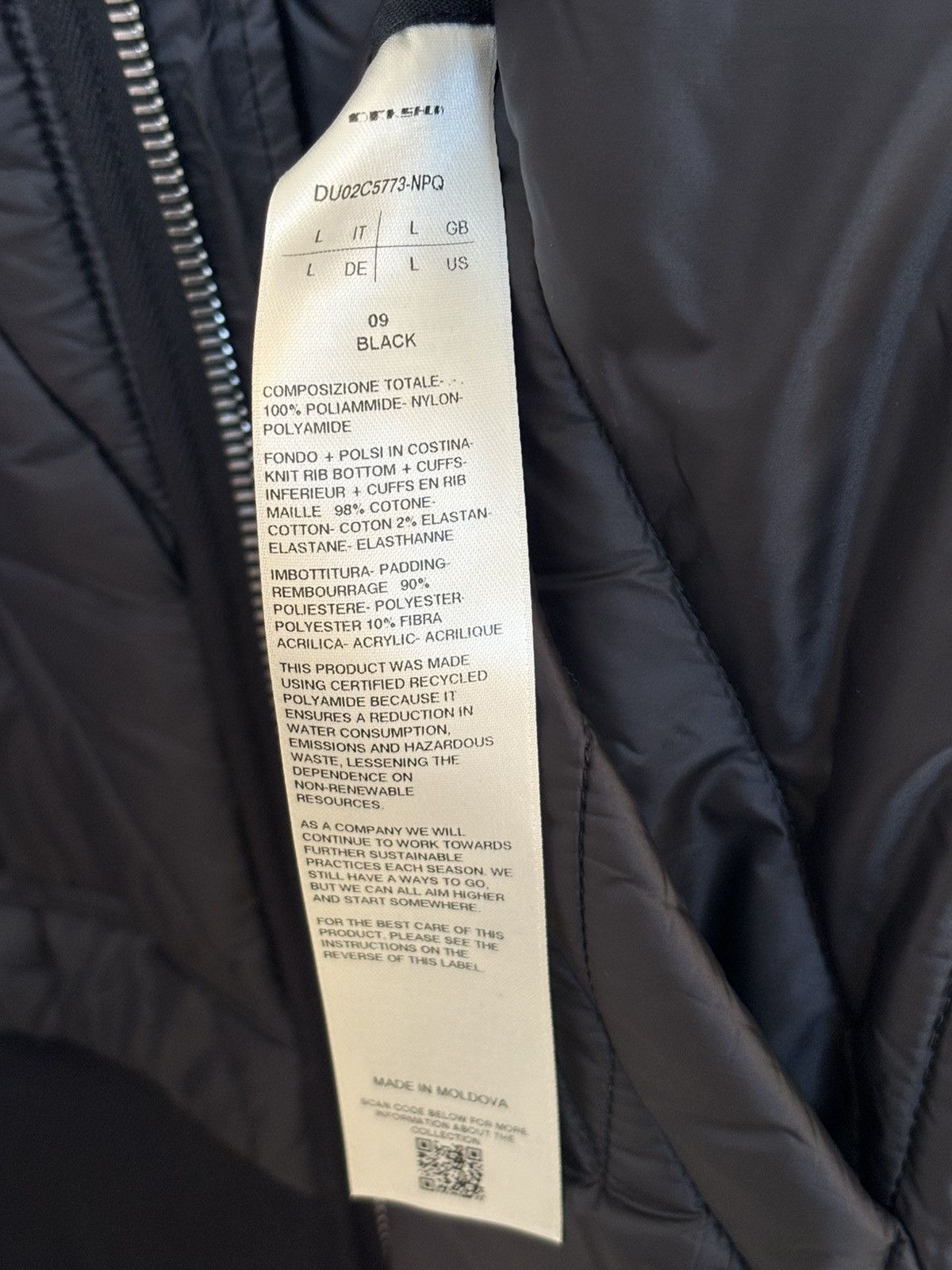 Rick Owens × Rick Owens Drkshdw Rick Owens DRKSHDW FW23 LUXOR GIMP JKT Size US L / EU 52-54 / 3 - 5 Thumbnail