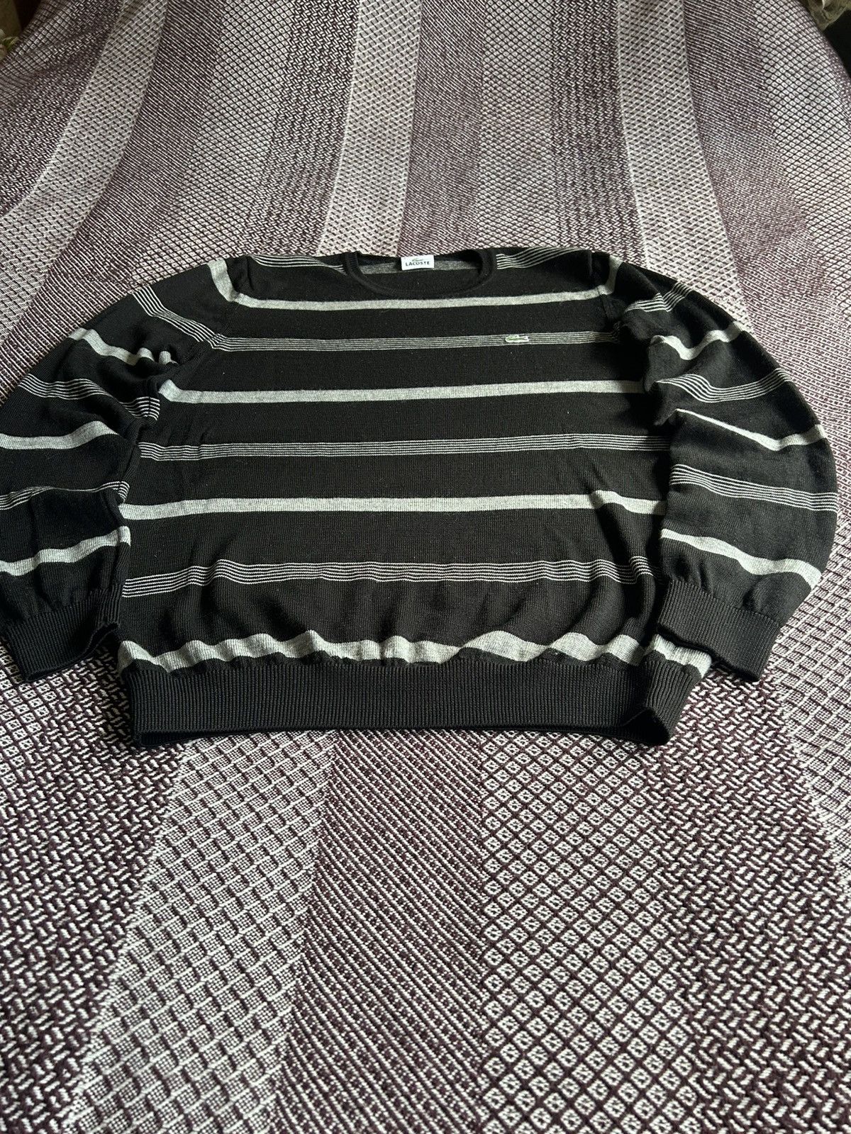 Vintage Lacoste Multicolour Sweater Striped Size 4 Streetwear Style Size US M / EU 48-50 / 2 - 3 Thumbnail