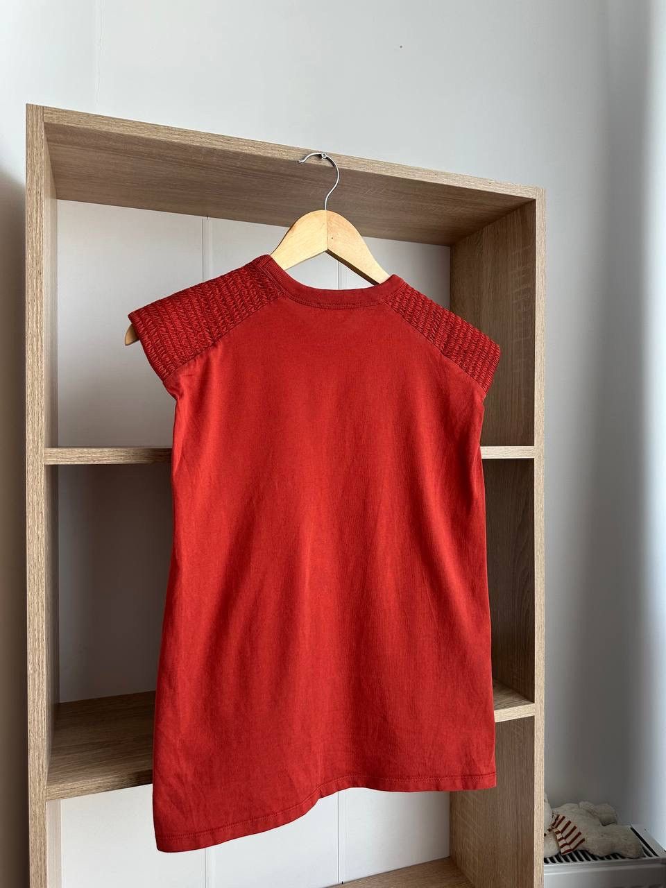 Sezane × Vintage Vintage Sezane Women’s Orange T-Shirt Size S / US 4 / IT 40 - 11 Thumbnail