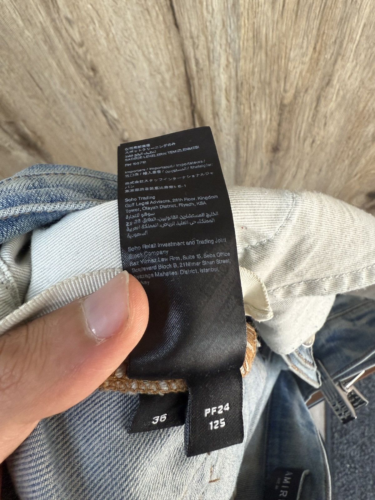 Amiri Amiri Staggered Denim Jeans Size US 36 / EU 52 - 10 Thumbnail