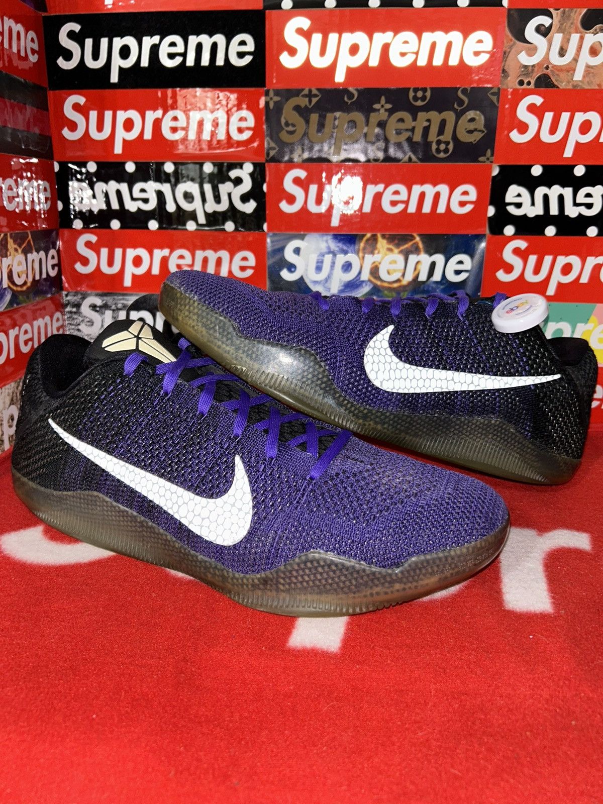 Nike Nike Kobe 11 Elite Low Eulogy Hyper Grape 822675-510 size 13 Size US 13 / EU 46 - 1 Thumbnail