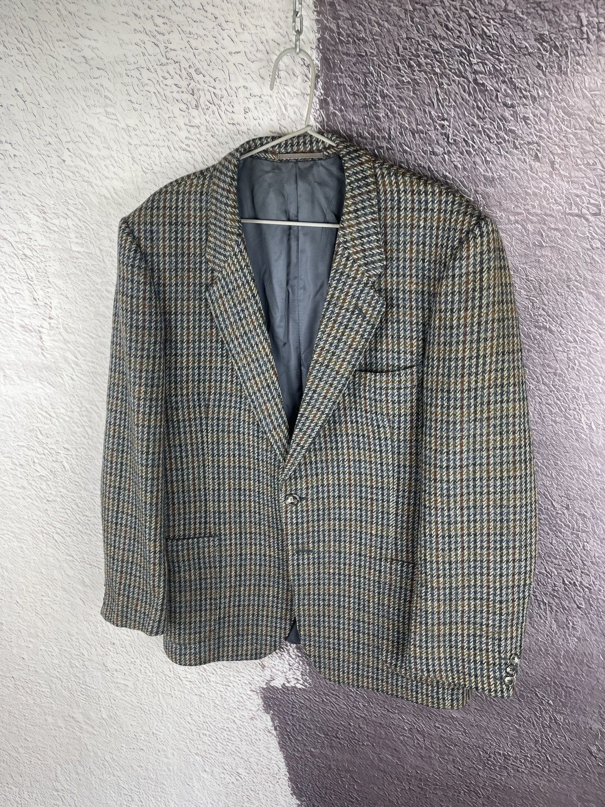 Other Marzotto Serie Oro vintage 70s 80s wool 2 button blazer Size 44R - 2 Thumbnail