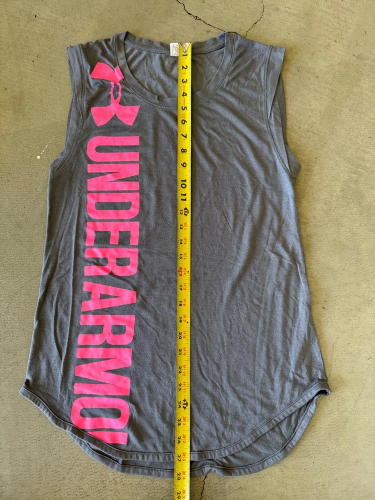 Under Armour Under Armour / Vertical Logo Tunic Tank / Gray Pink Size M / US 6-8 / IT 42-44 - 5 Thumbnail