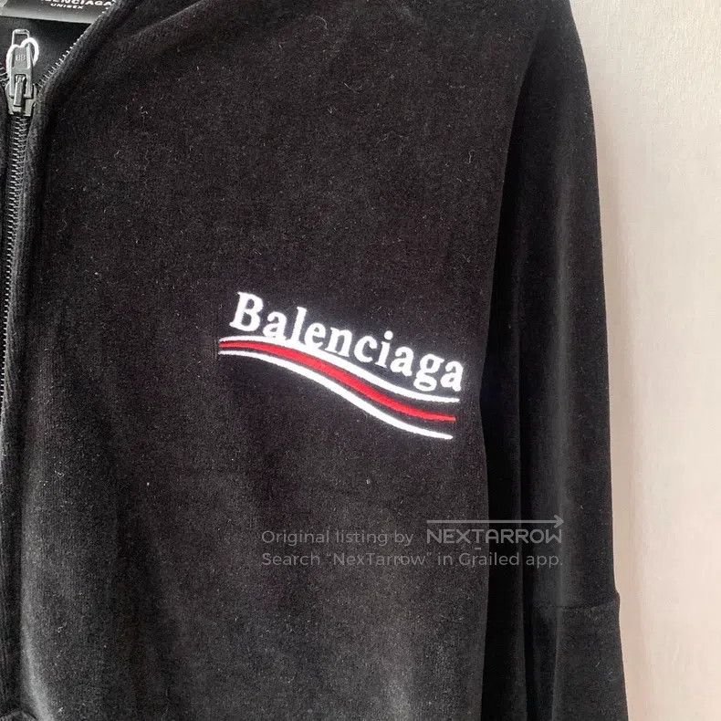 Balenciaga Balenciaga Coke logo embroidered hoodie jacket, size L Size US S / EU 44-46 / 1 - 4 Thumbnail