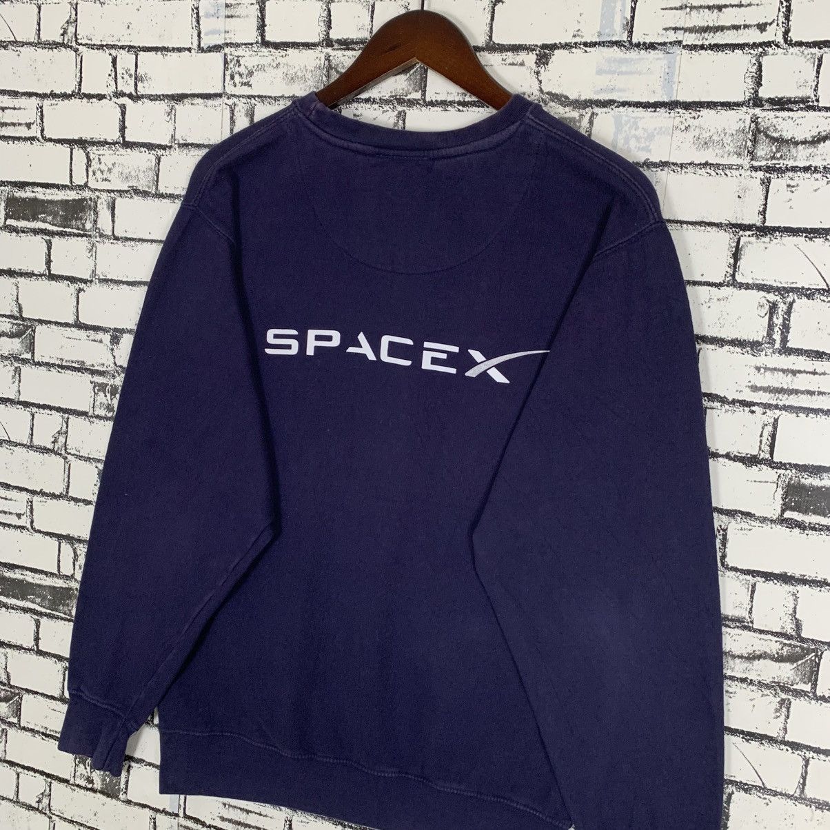 Designer × Vintage Vintage SpaceX Sweatshirt Big Logo Spacex Crewneck Size US M / EU 48-50 / 2 - 8 Thumbnail