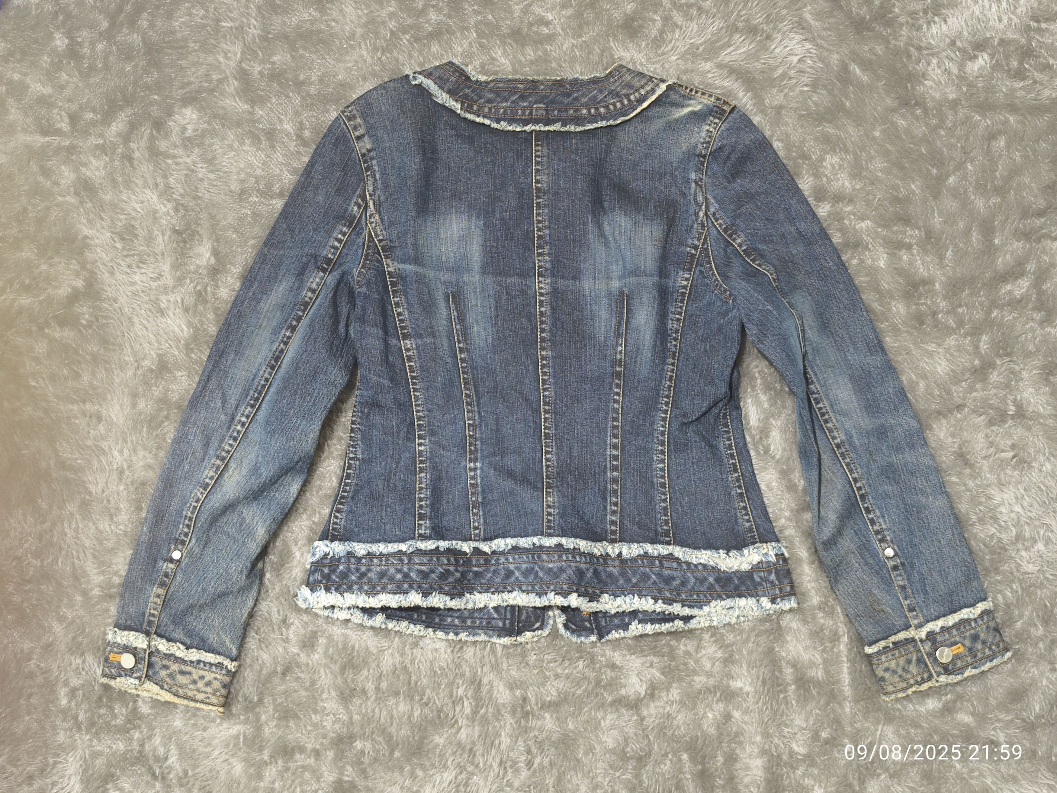 Courreges Jacket Denim Courreges Size S / US 4 / IT 40 - 4 Thumbnail