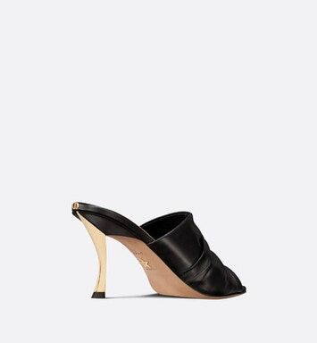Dior o1w1db11024 D-Fame Heeled Sandals in Black Size US 7 / IT 37 - 3 Thumbnail