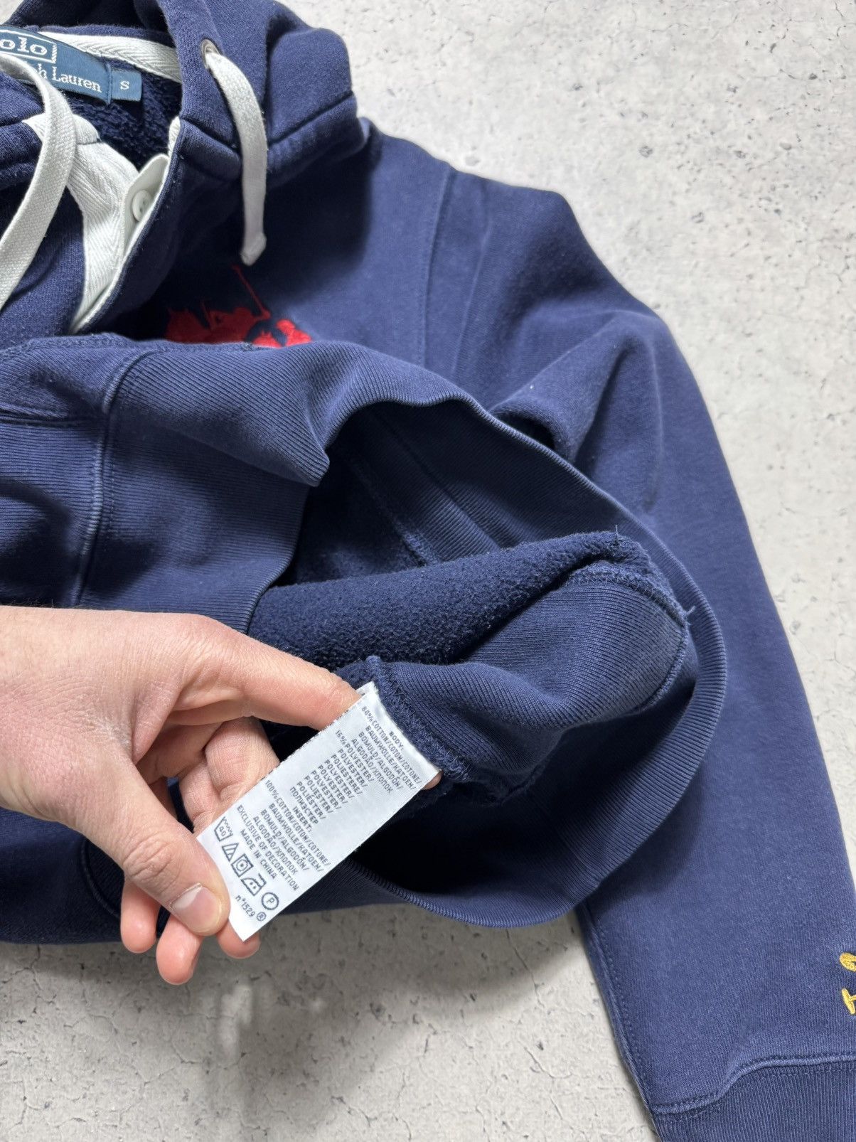 Polo Ralph Lauren Polo Ralph Lauren LXVII #3 Big Pony Vintage Hoodie Size S Size US S / EU 44-46 / 1 - 7 Thumbnail