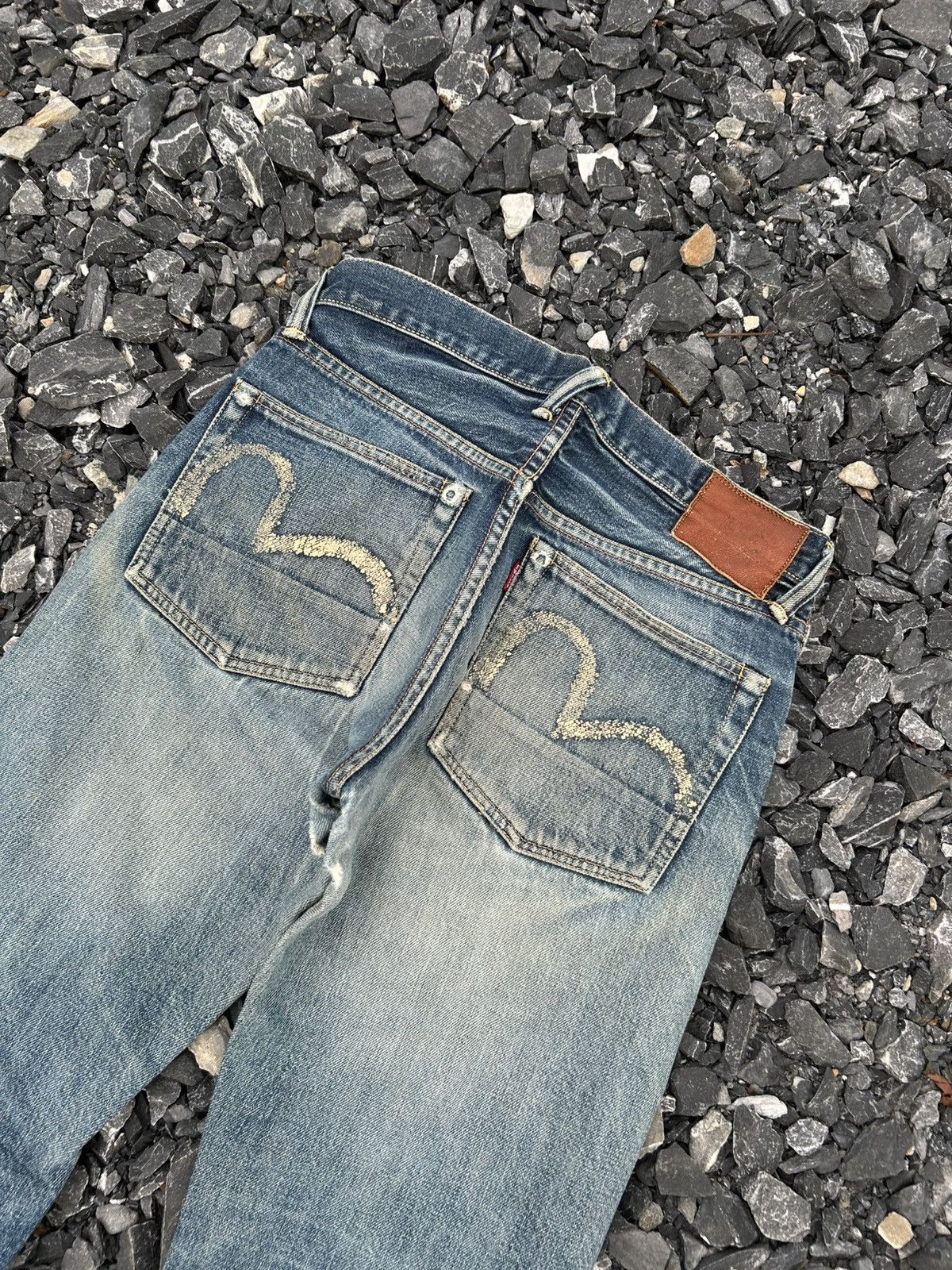 Japanese Brand × Kapital × Vintage Evisu Selvedge Distressed Japanese Denim Jeans Size US 29 - 7 Thumbnail