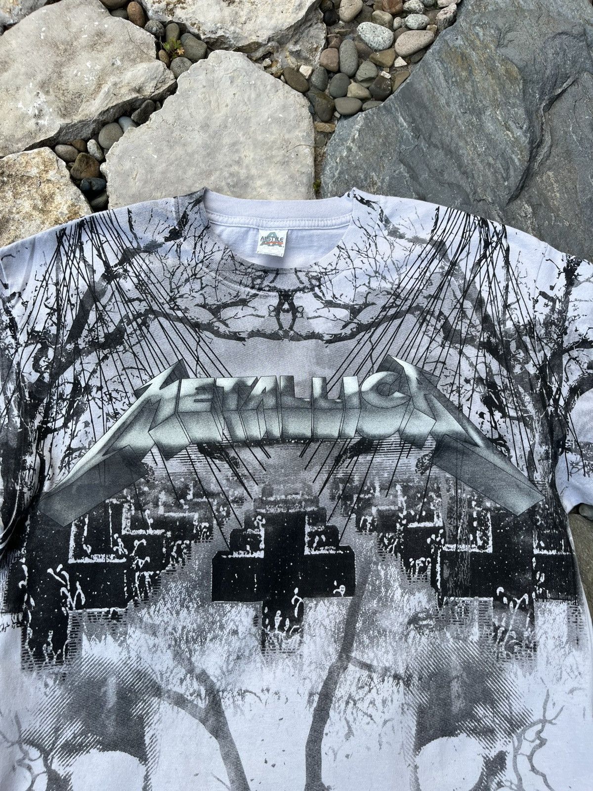 Band Tees × Metallica × Vintage Vintage Metallica Master of Puppets fullprint y2k tshirt tee Size US L / EU 52-54 / 3 - 3 Thumbnail