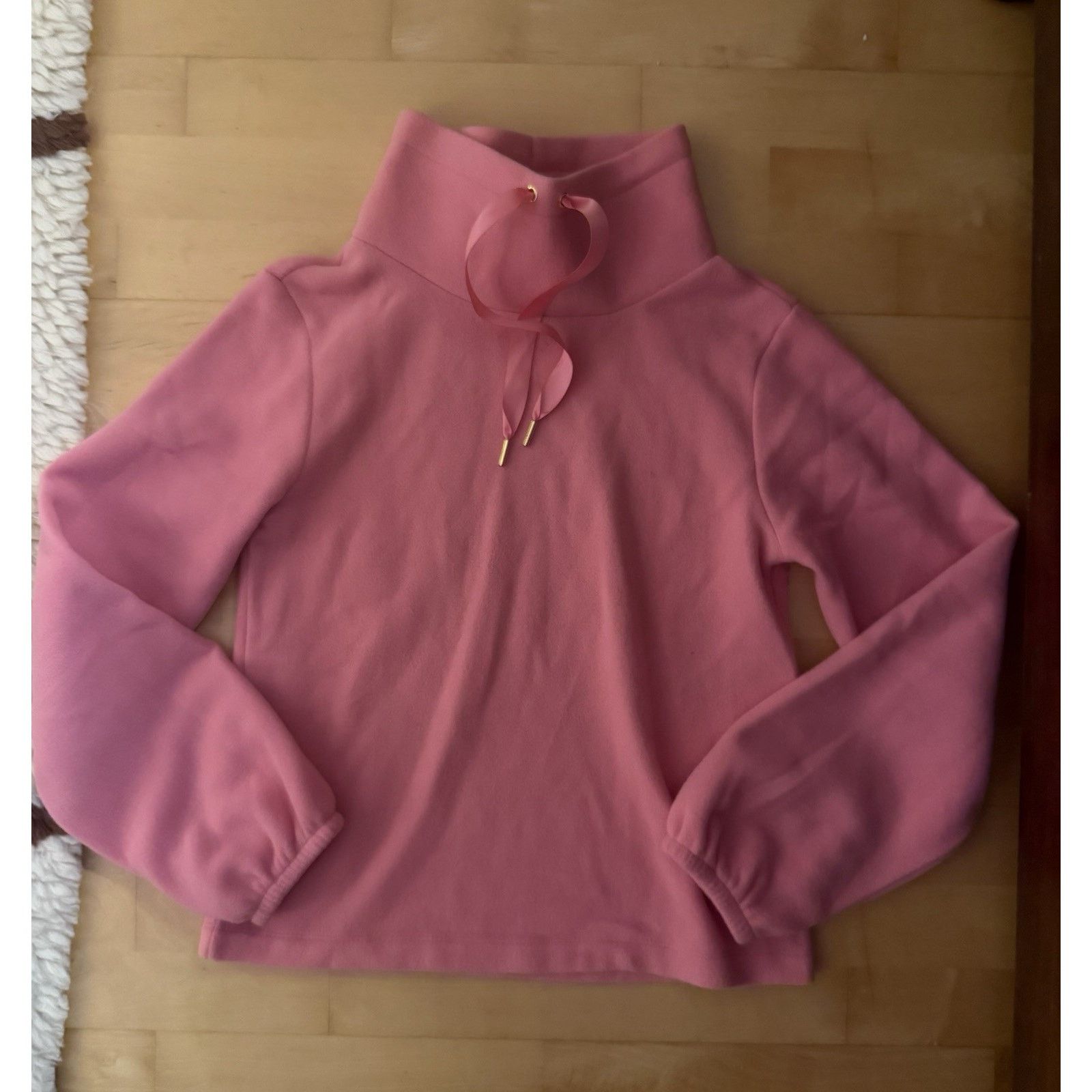 Other Dudley Stephens Ribbon Drawstring Fleece Sweatshirt RARE S Size S / US 4 / IT 40 - 1 Thumbnail