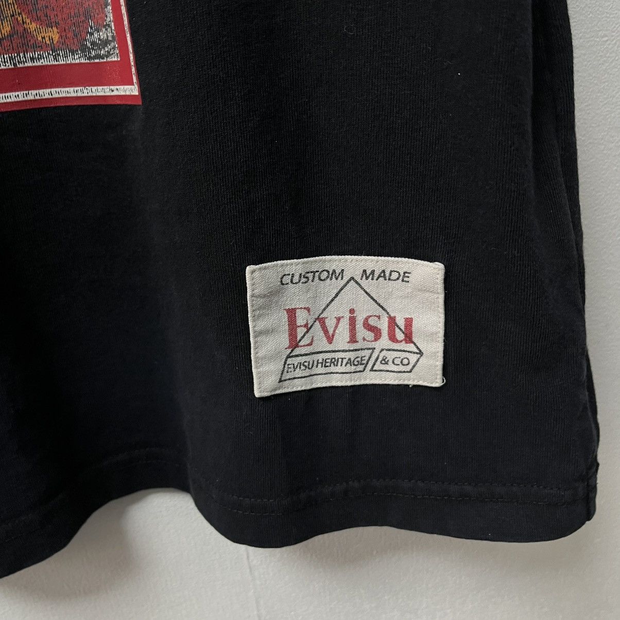 Evisu Evisu T-shirt Big Logo Black Size XL Size US XL / EU 56 / 4 - 6 Thumbnail